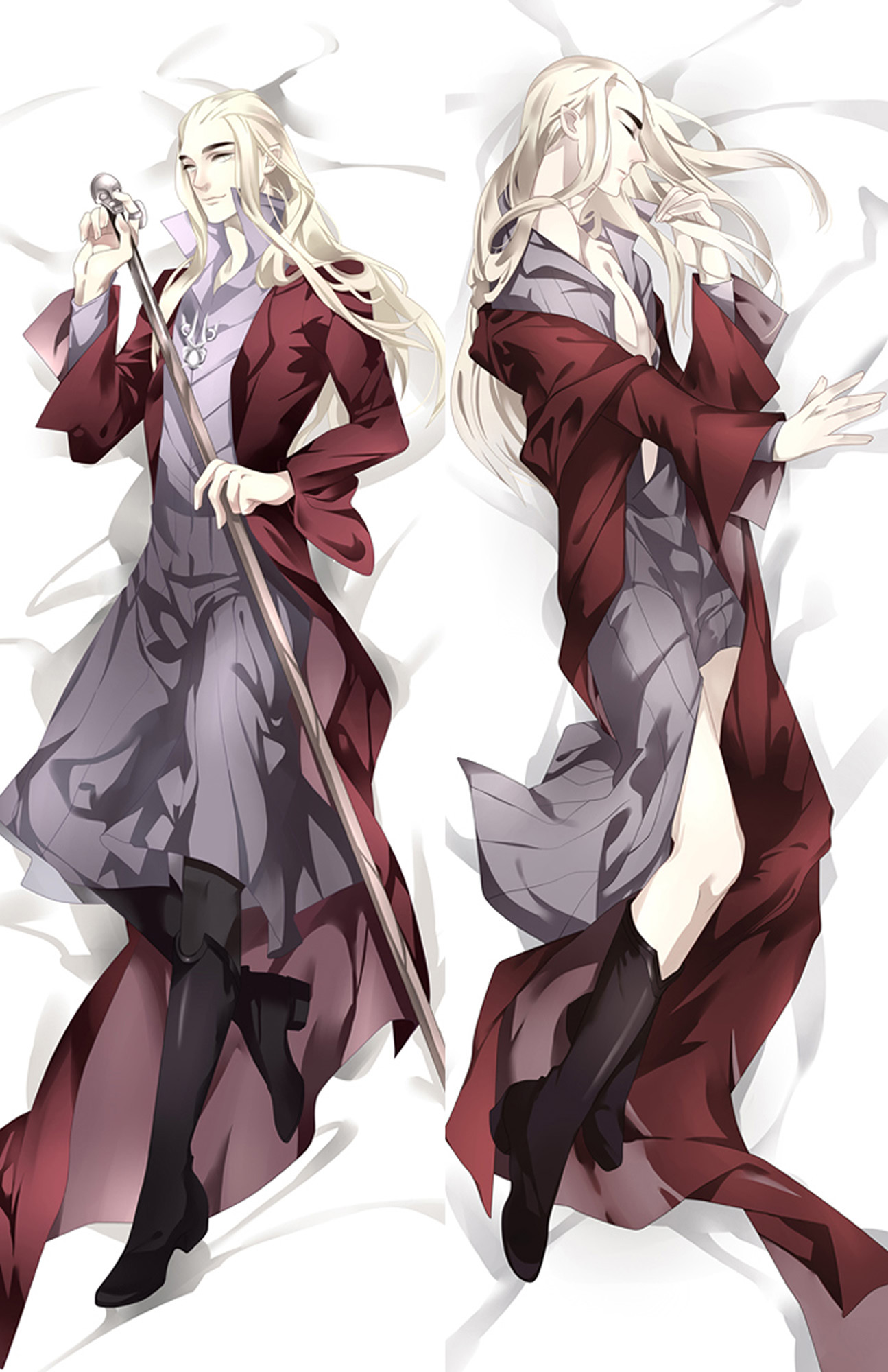 Thranduil from Lord of the Rings dakimakura cover