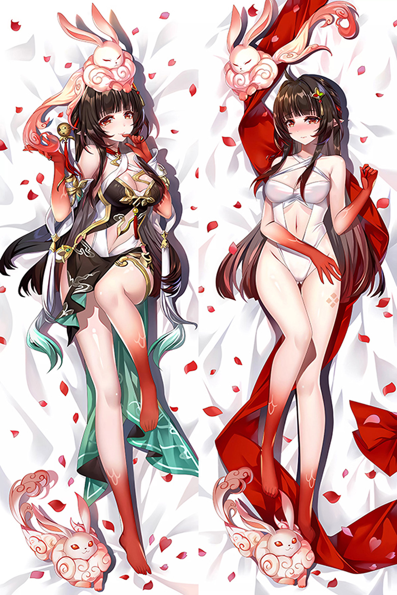 Lingsha from Honkai Star Rail dakimakura cover
