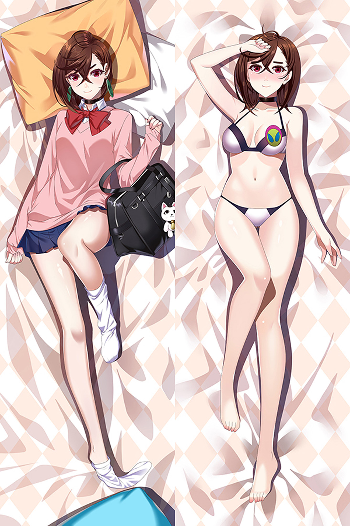 Momo Ayase from Dandadan dakimakura cover
