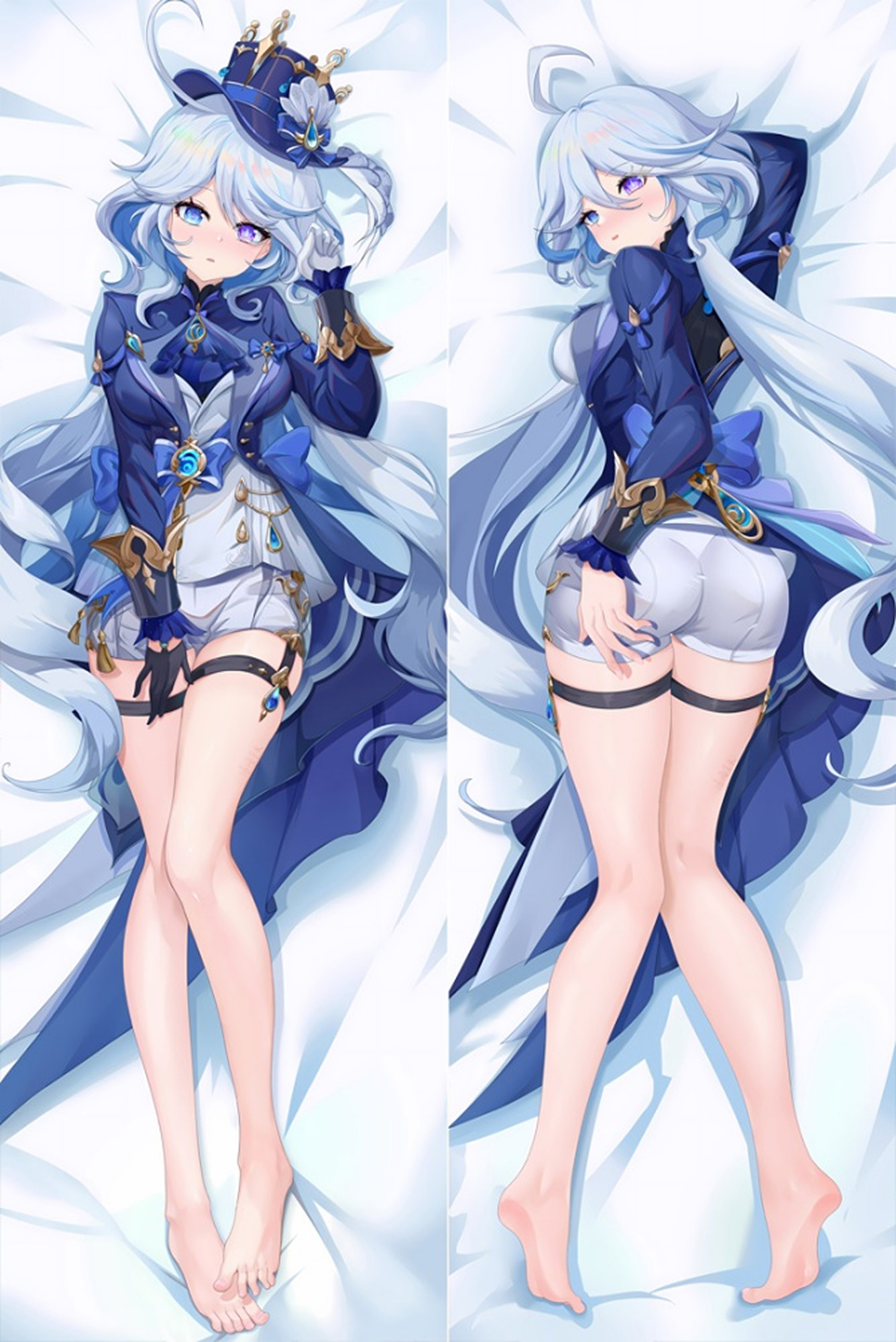 Furina from Genshin Impact dakimakura cover