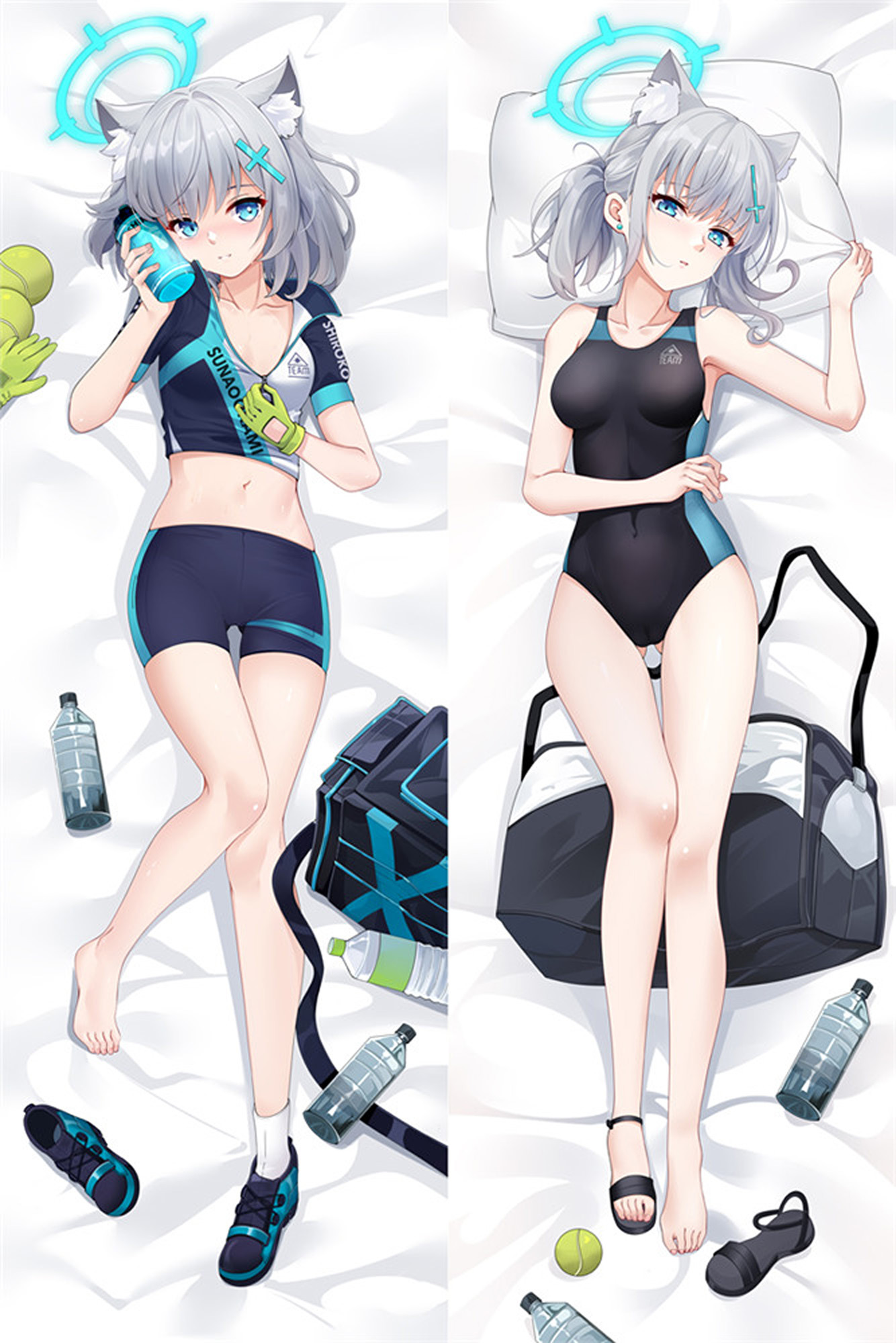 Sunaookami from Blue Archive dakimakura cover
