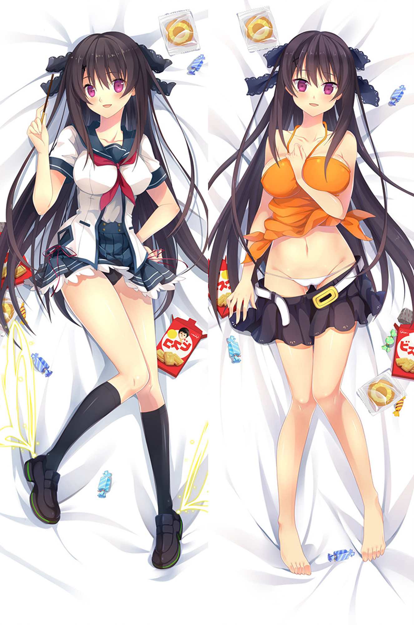 Misaki Tobisawa from Aokana Four Rhythm Across the Blue dakimakura cover