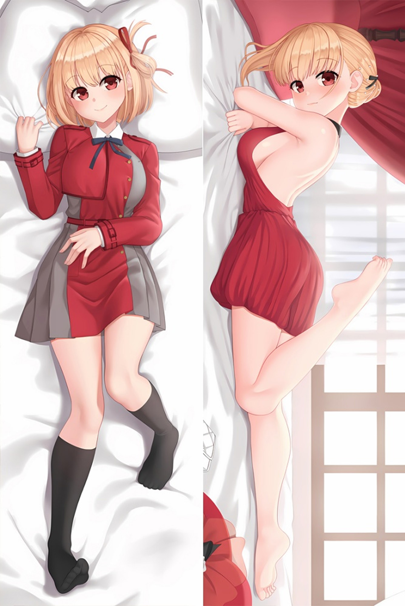 Chisato Nishikigi from Lycoris Recoil dakimakura cover