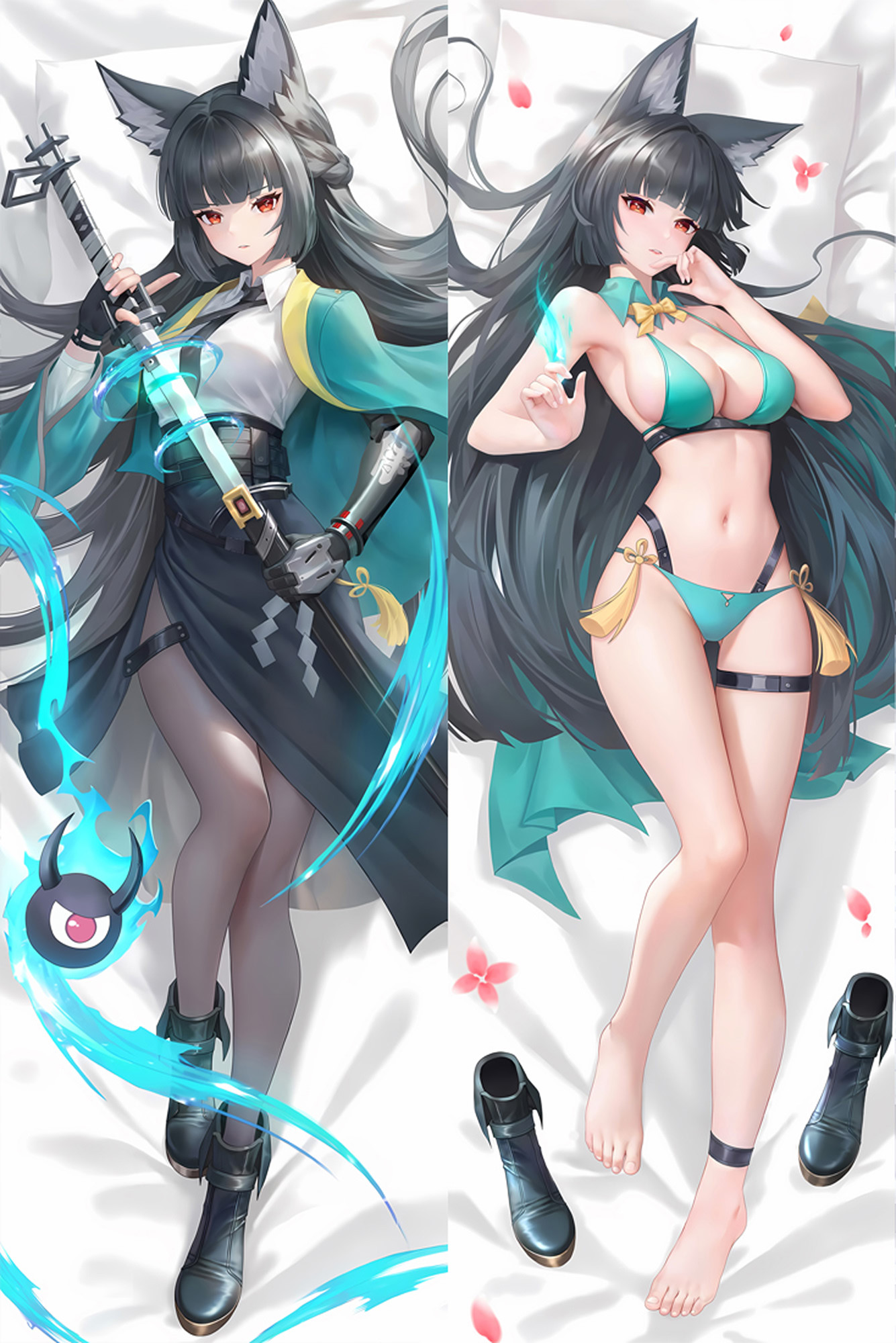 Hoshimi Miyabi from Zenless Zone Zero dakimakura cover