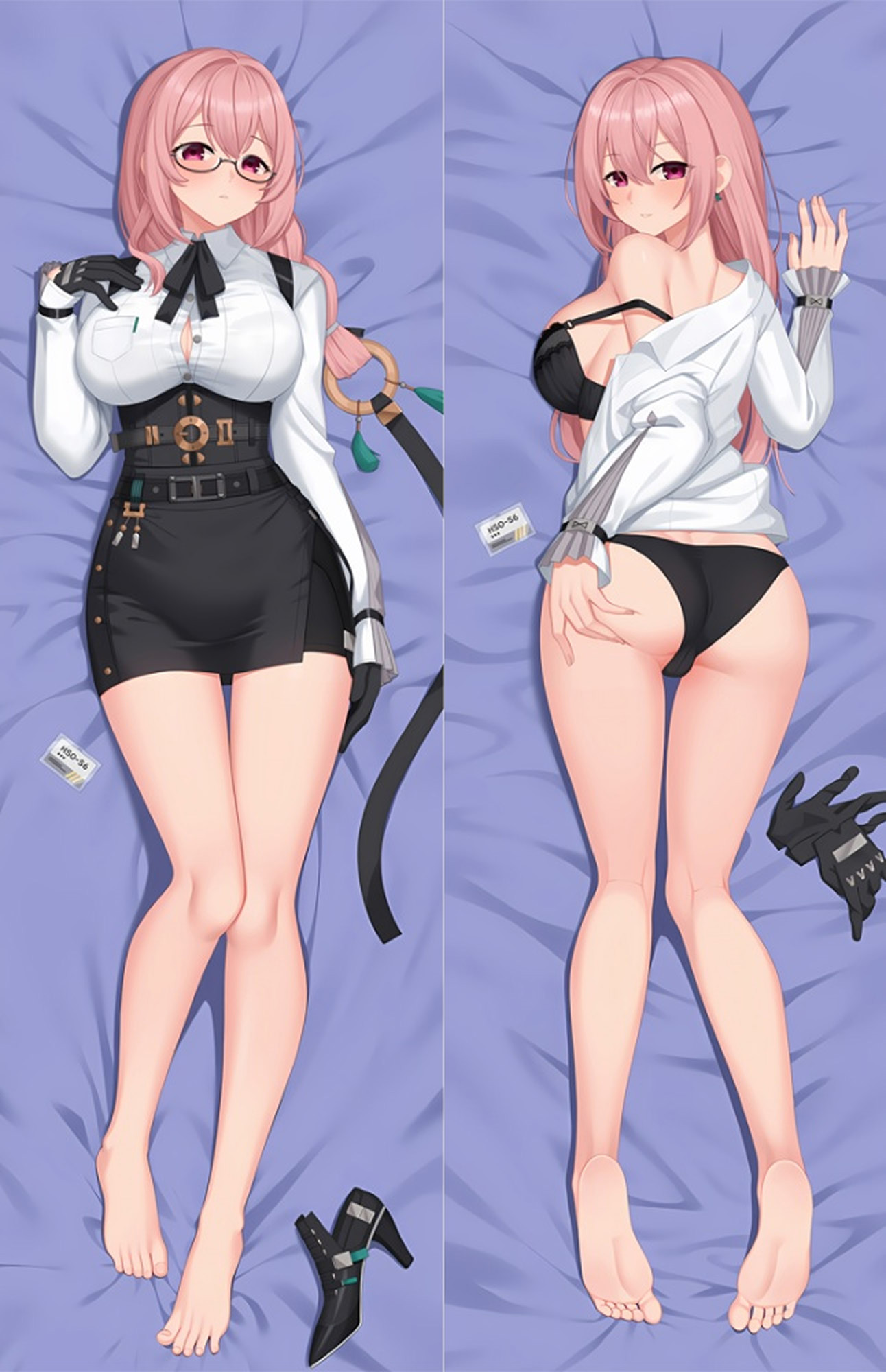 Tsukishiro Yanagi from Zenless Zone Zero dakimakura cover