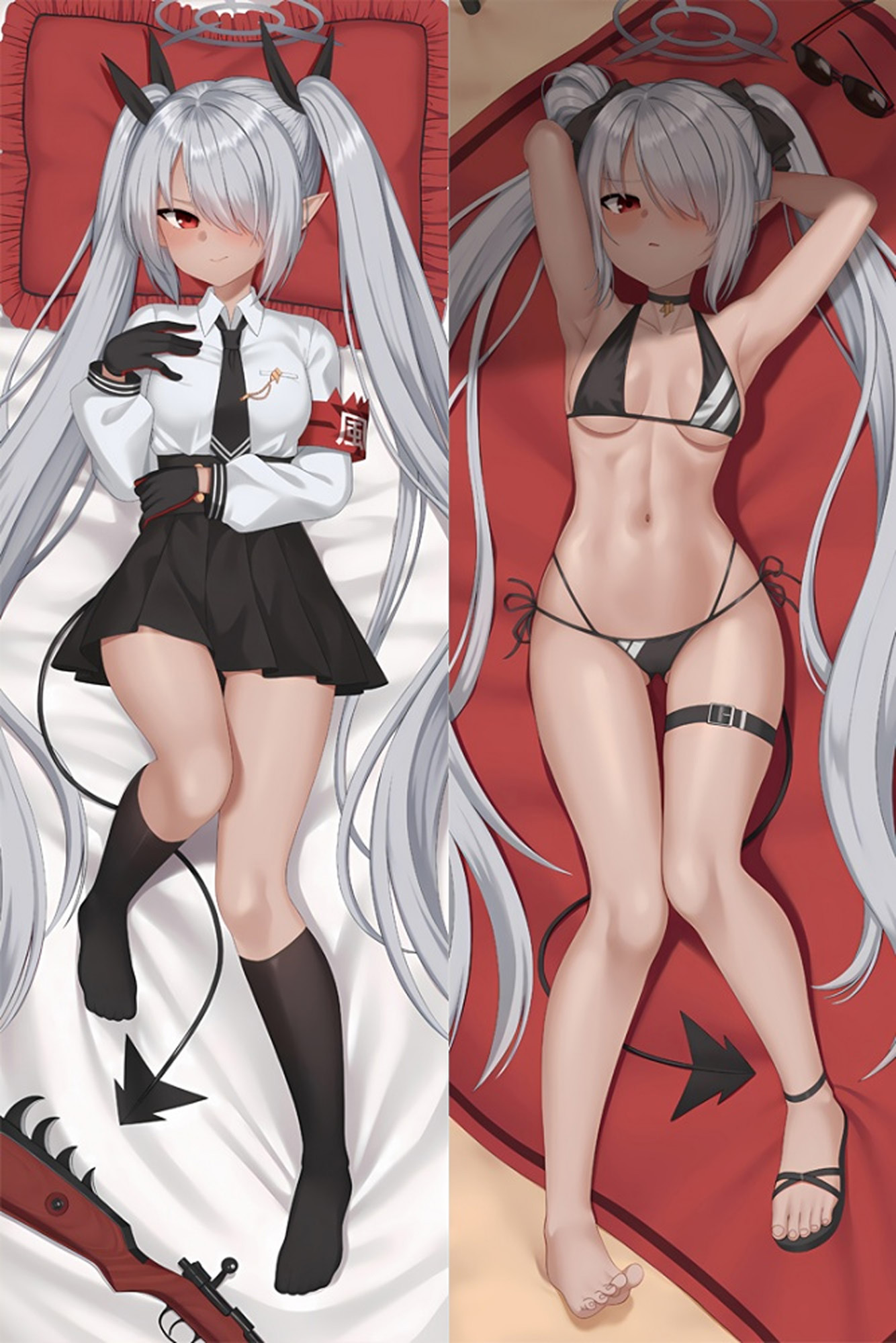 Shiromi Iori from Blue Archive dakimakura cover