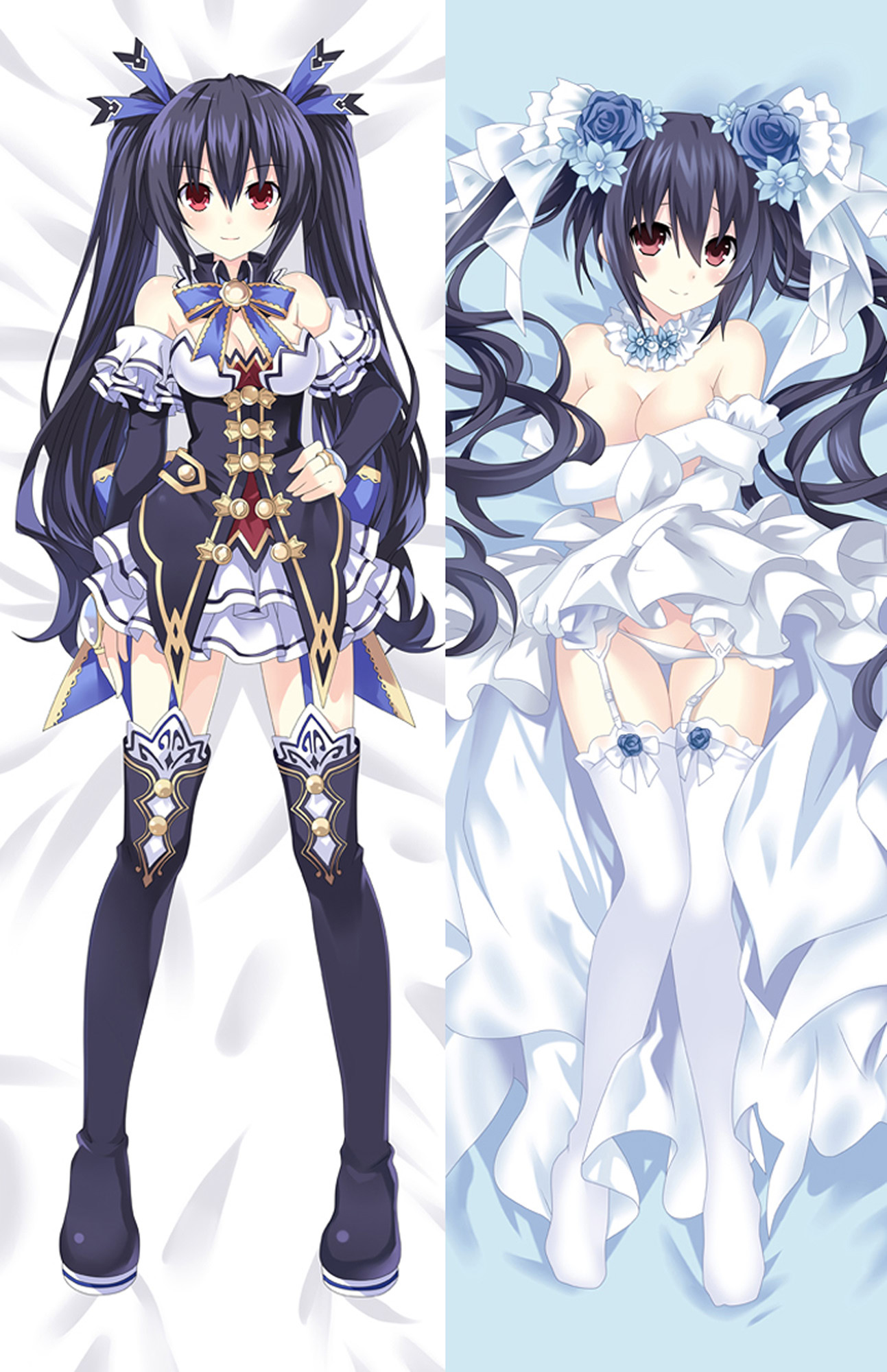 Noire from Hyperdimension Neptunia dakimakura cover