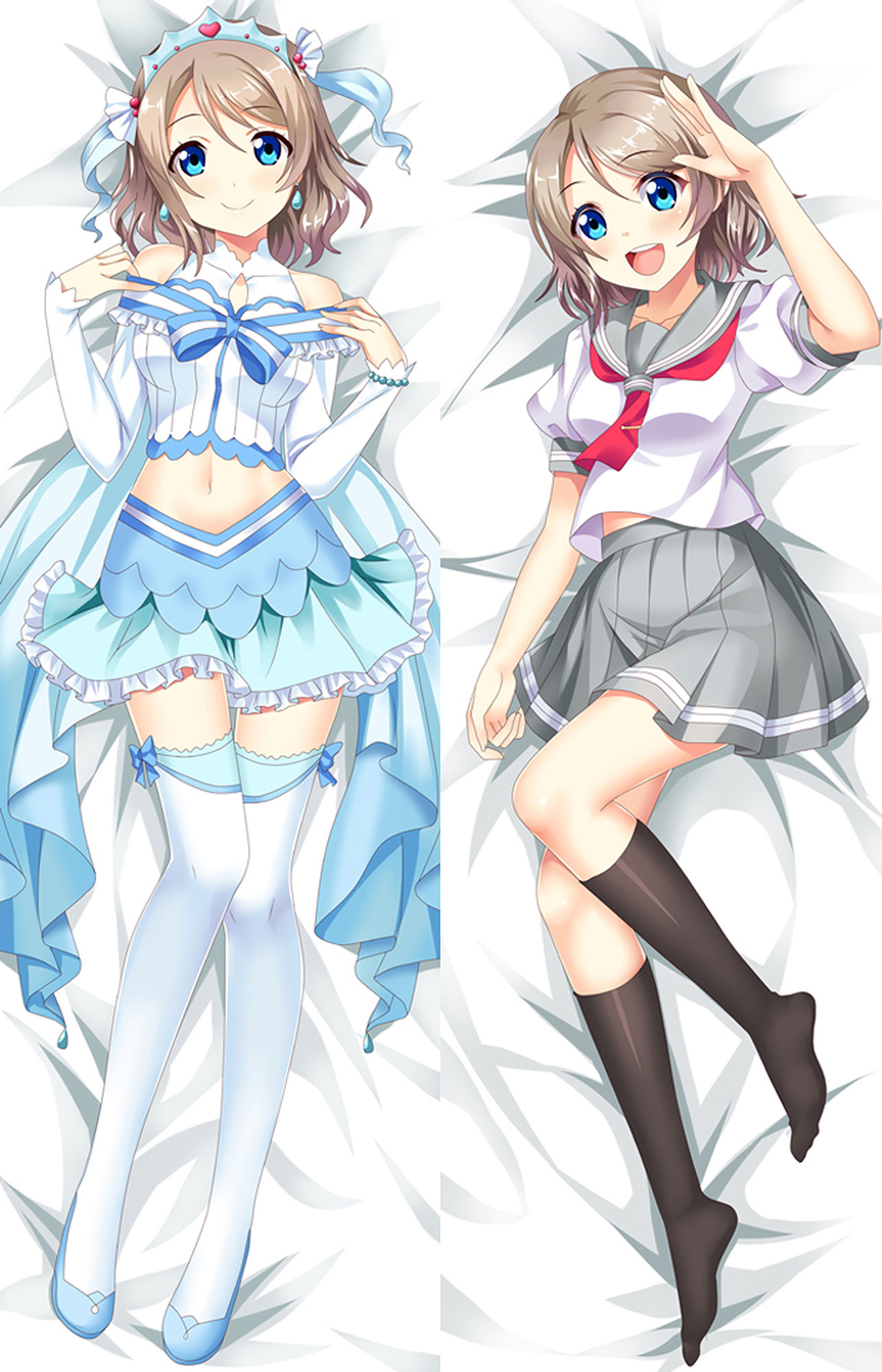 You Watanabe from Love Live dakimakura cover