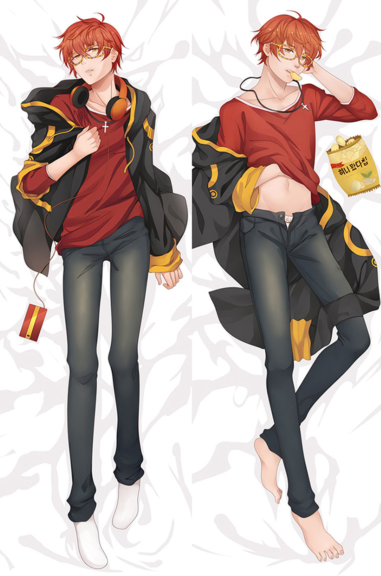 Saeyoung from Mystic Messenger dakimakura cover