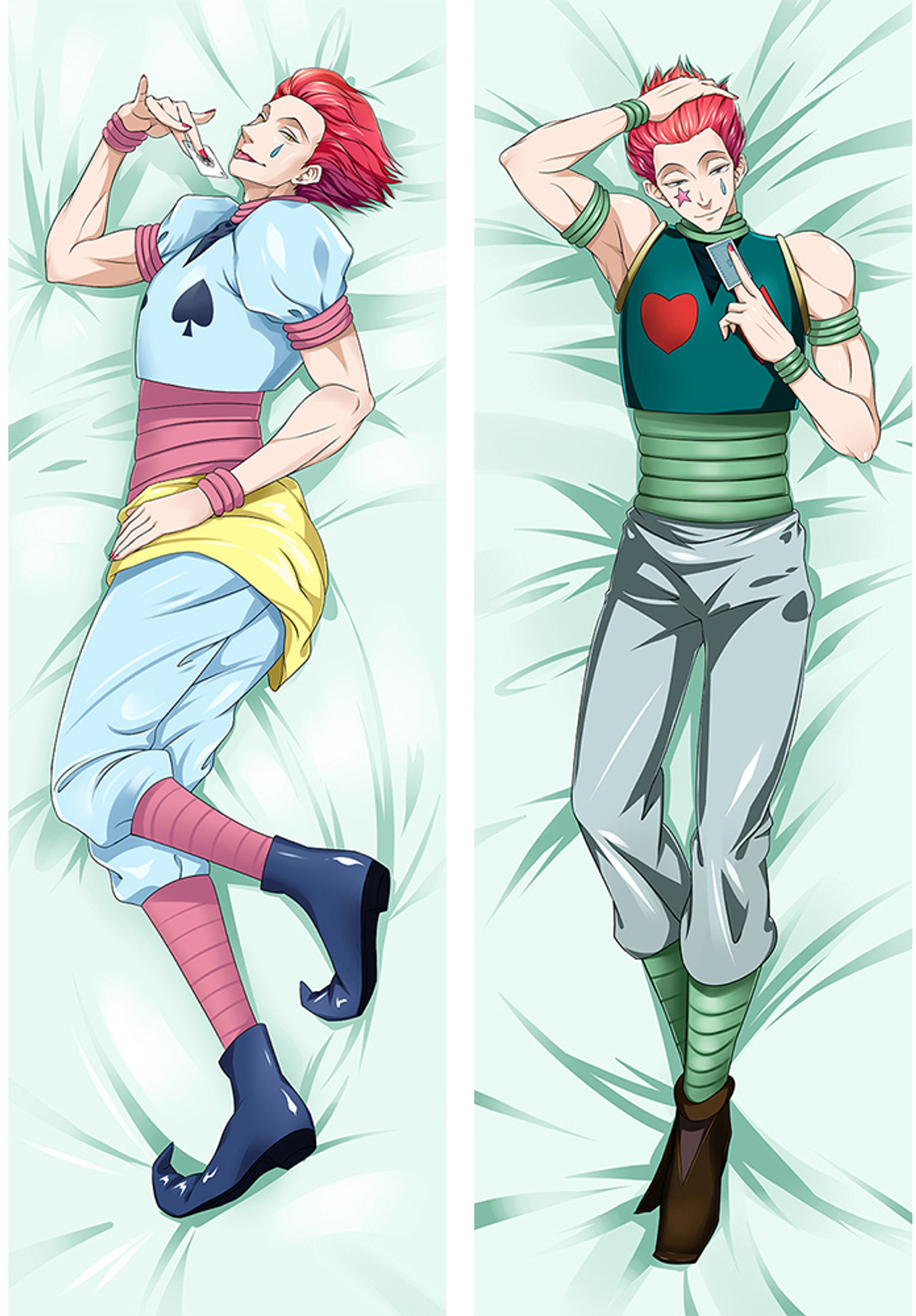 Hisoka Morow from Hunter x Hunter dakimakura cover