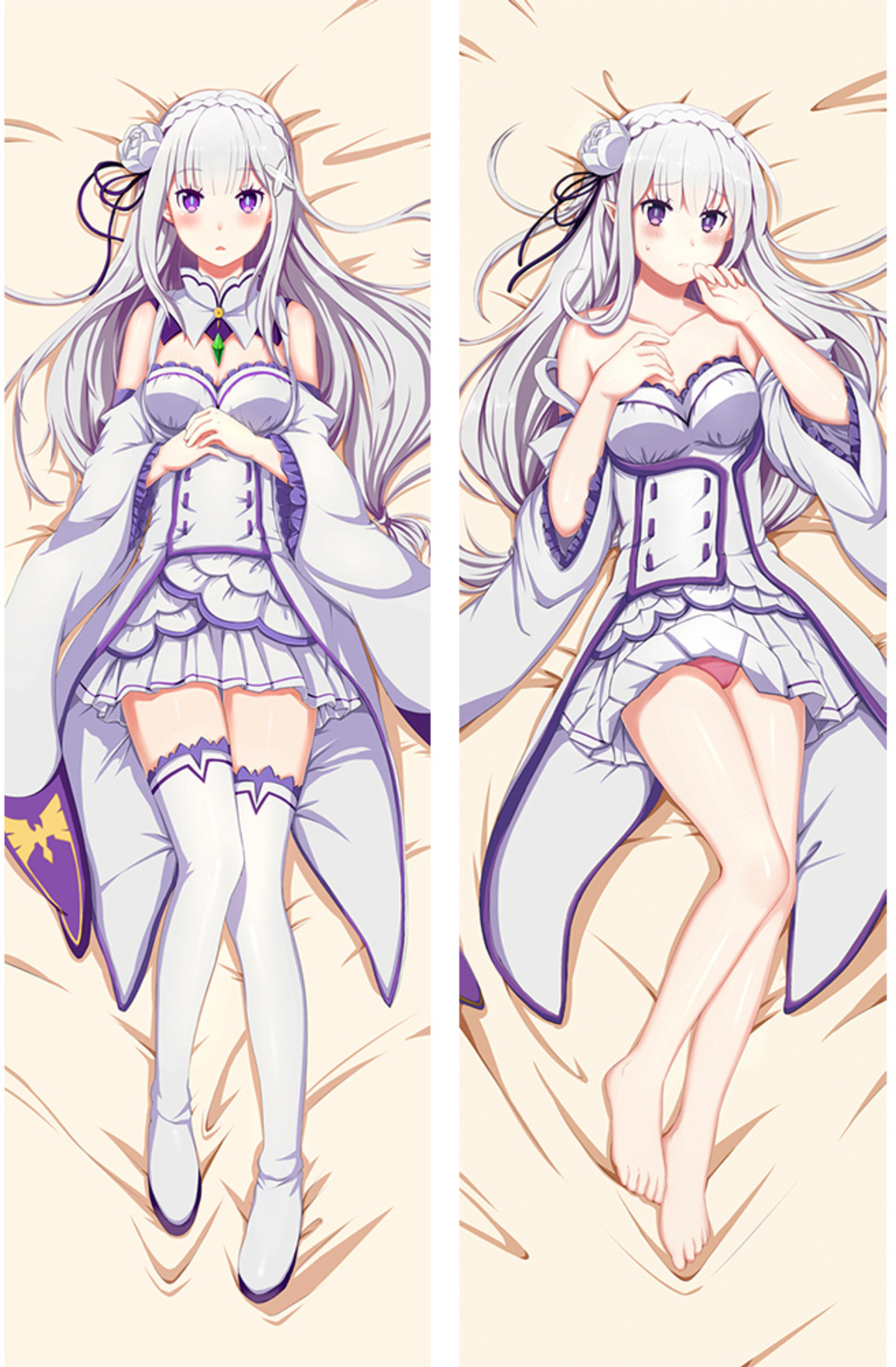 Emilia from Re: Zero dakimakura cover
