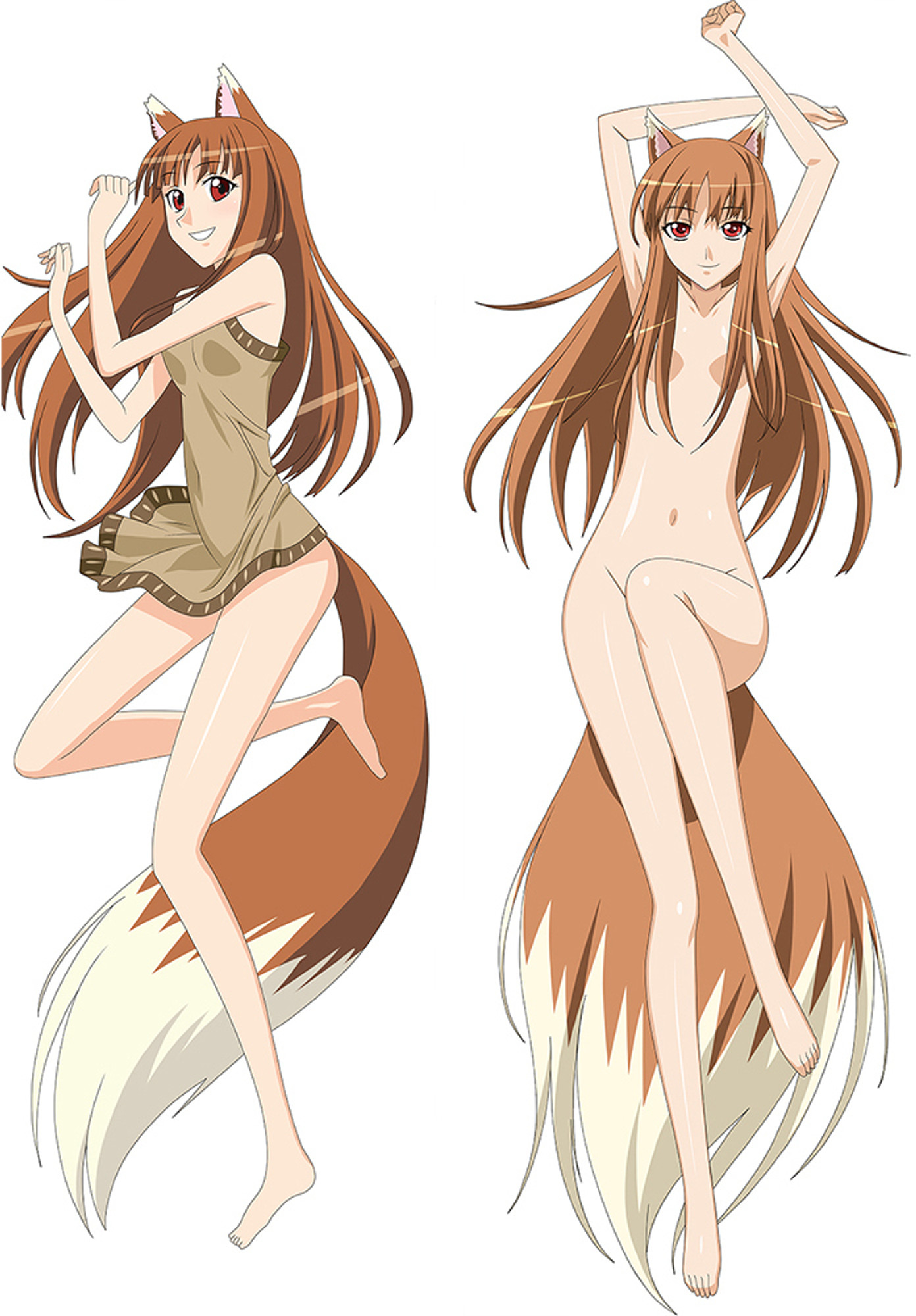 Holo from Spice and Wolf dakimakura cover