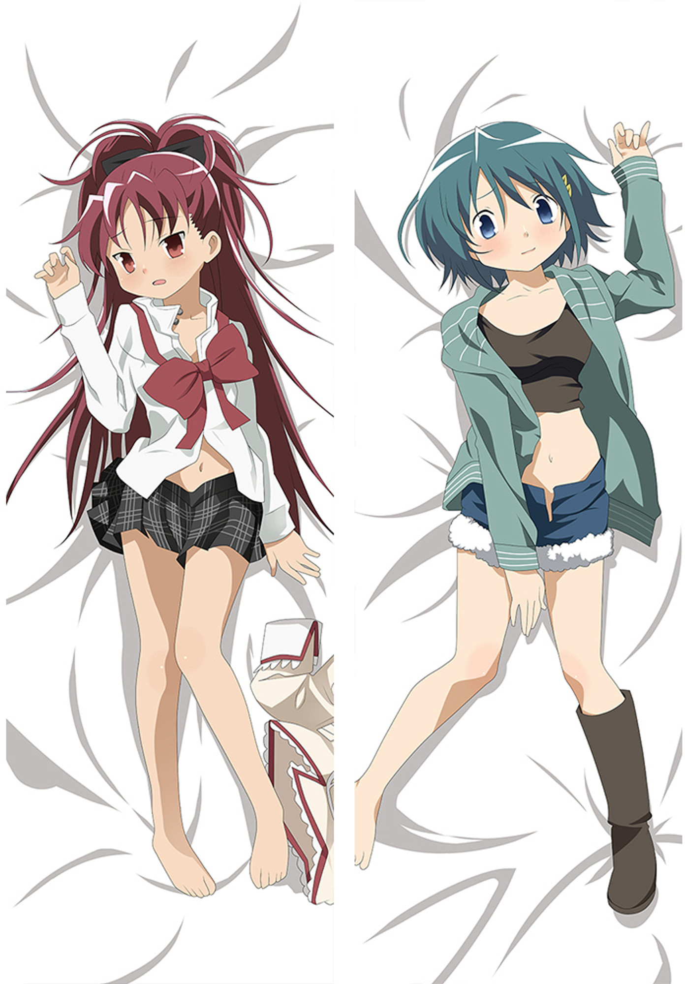Kyoko Sakura and Sayaka Miki from Puella Magi Madoka Magica dakimakura cover