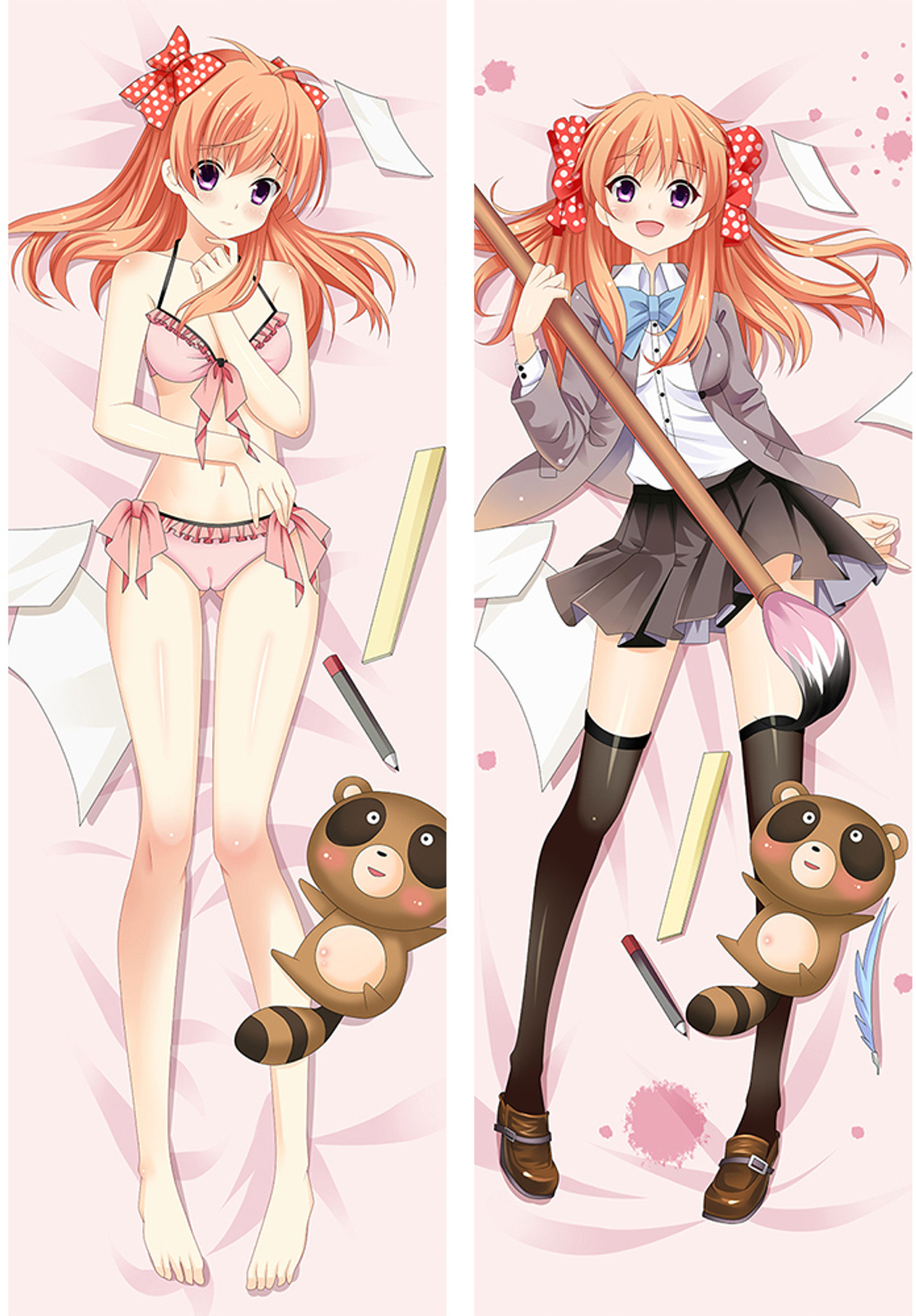 Chiyo Sakura from Monthly Girls' Nozaki-kun dakimakura cover