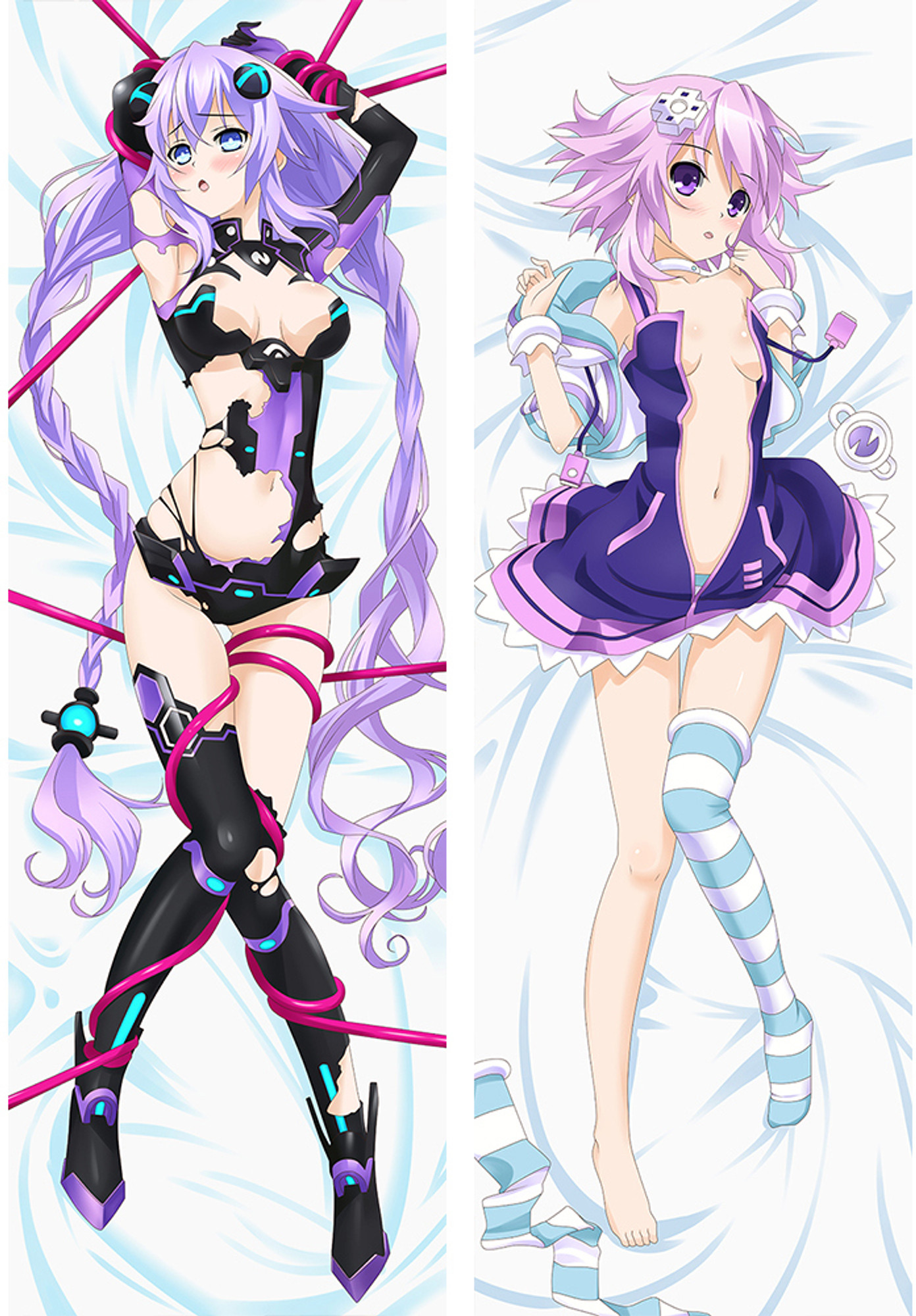 Neptune from Hyperdimension Neptunia dakimakura cover