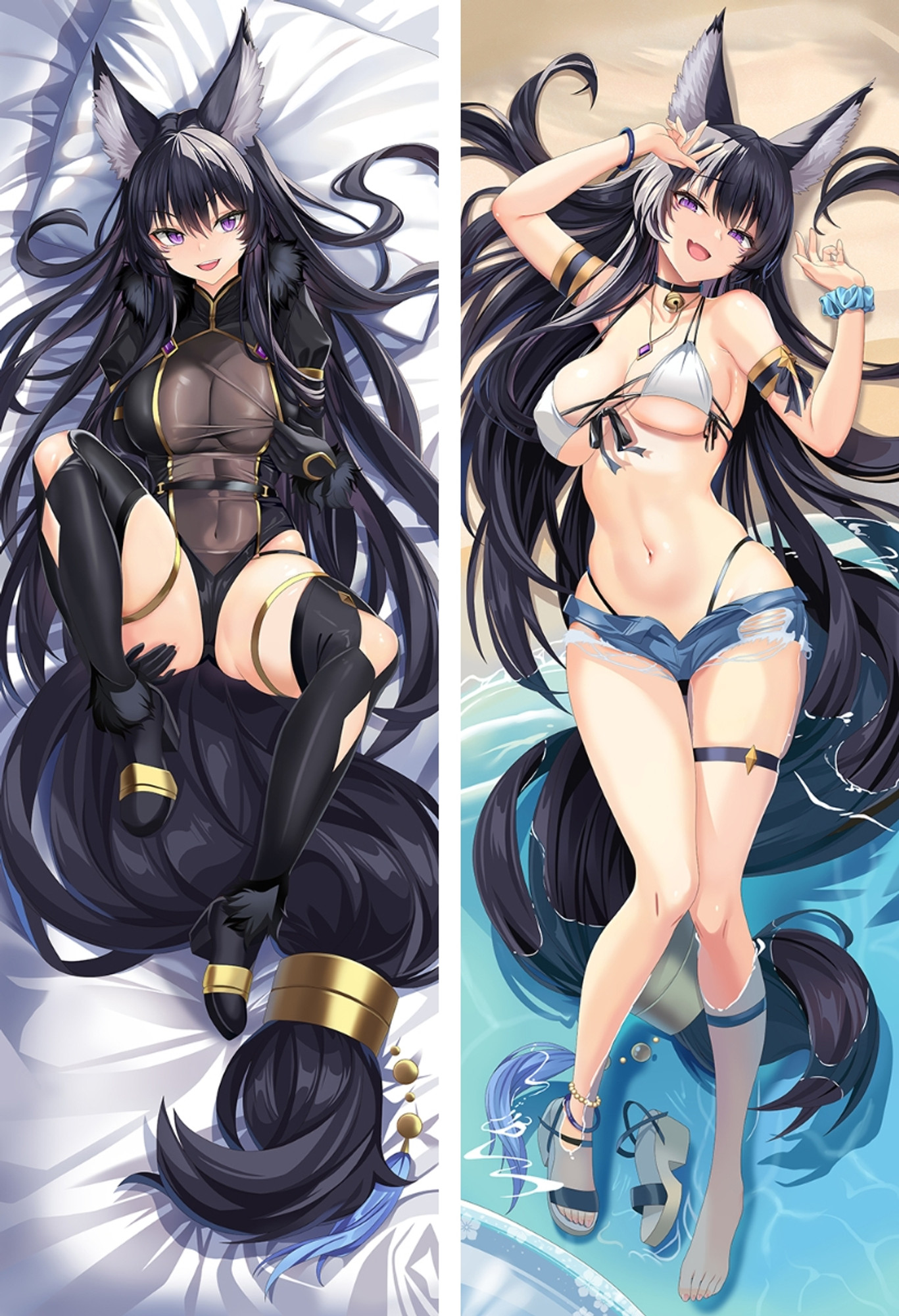 Delta from The Eminence in Shadow dakimakura cover