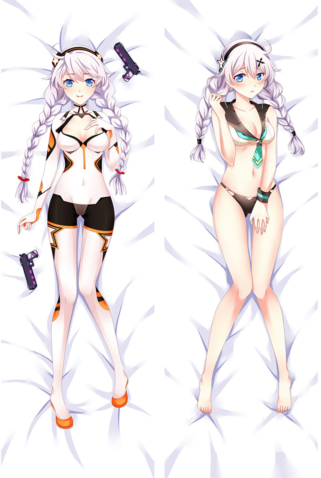 Kiana Kaslana from Honkai Impact dakimakura cover