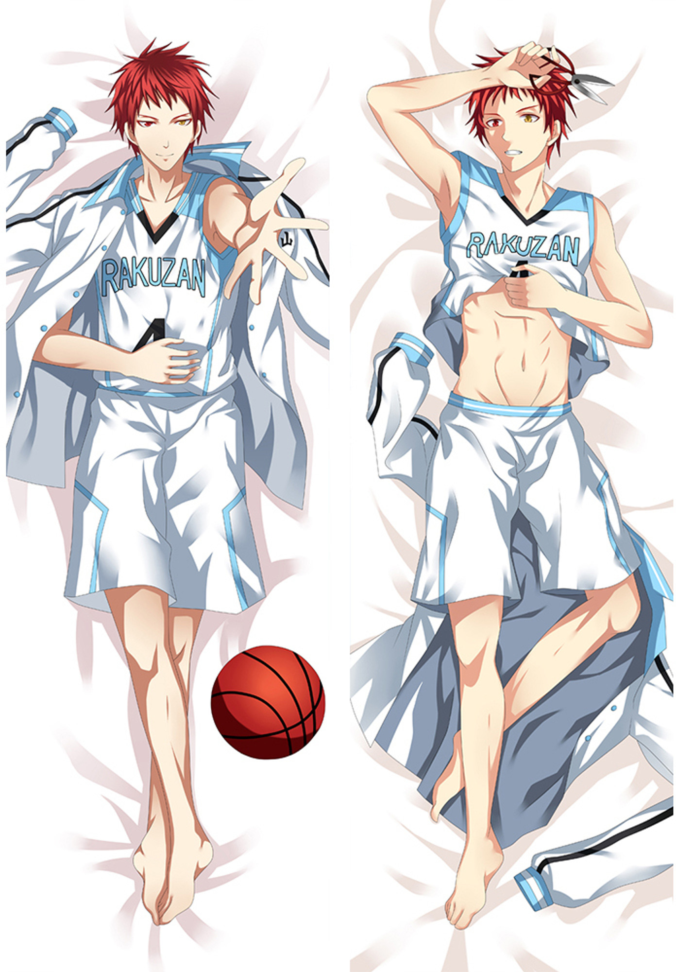 Seijuro Akashi from Kuroko's Basketball dakimakura cover