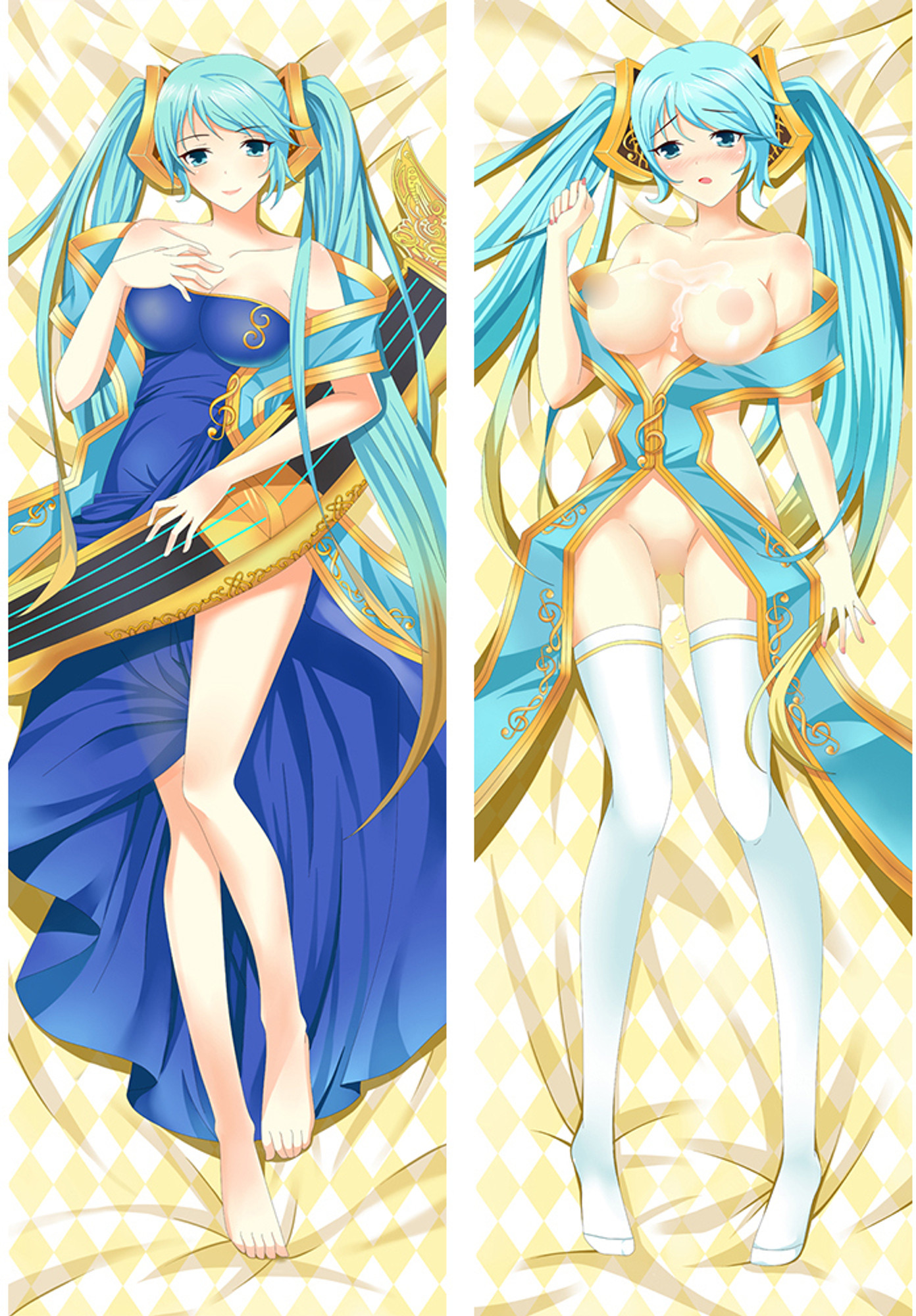 Sona from League of Legends 18+ dakimakura cover