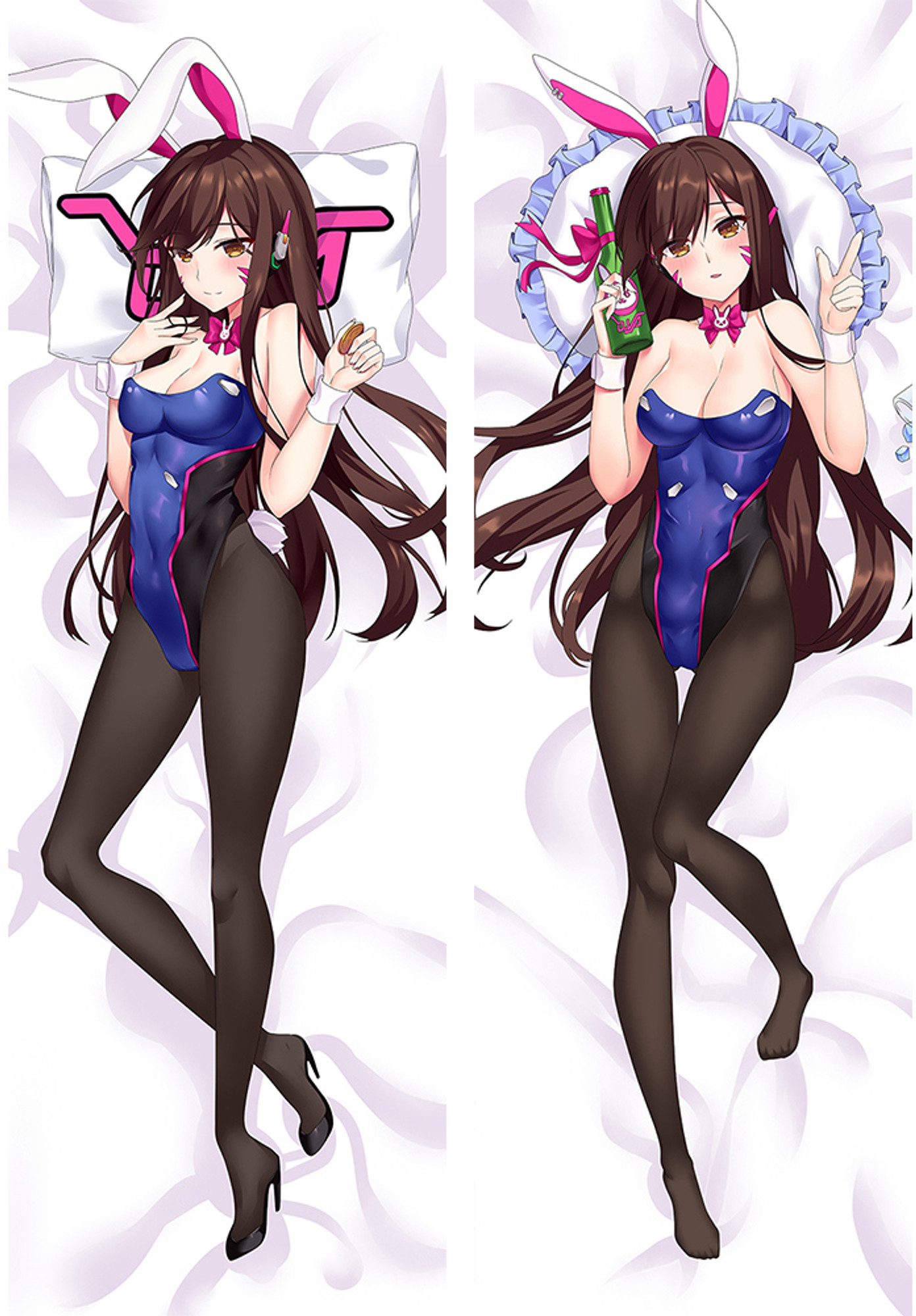 D Va from Overwatch dakimakura cover