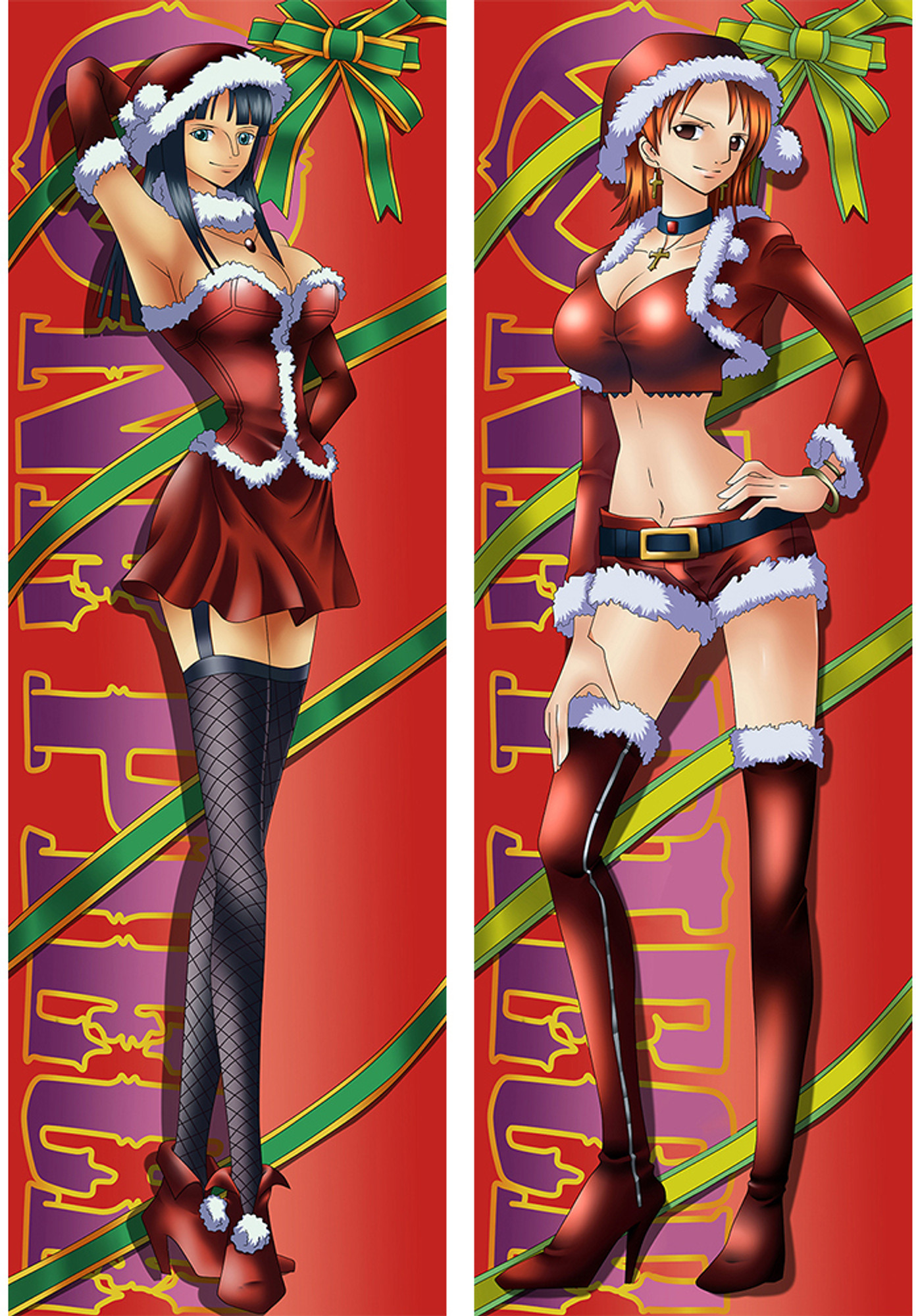 Nico Robin and Nami from One Piece dakimakura cover