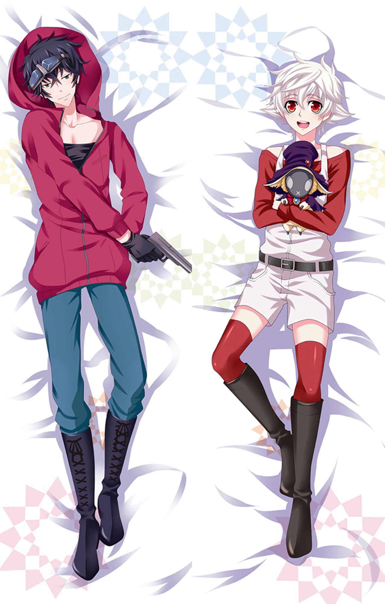Gareki and Nai from Karneval dakimakura cover