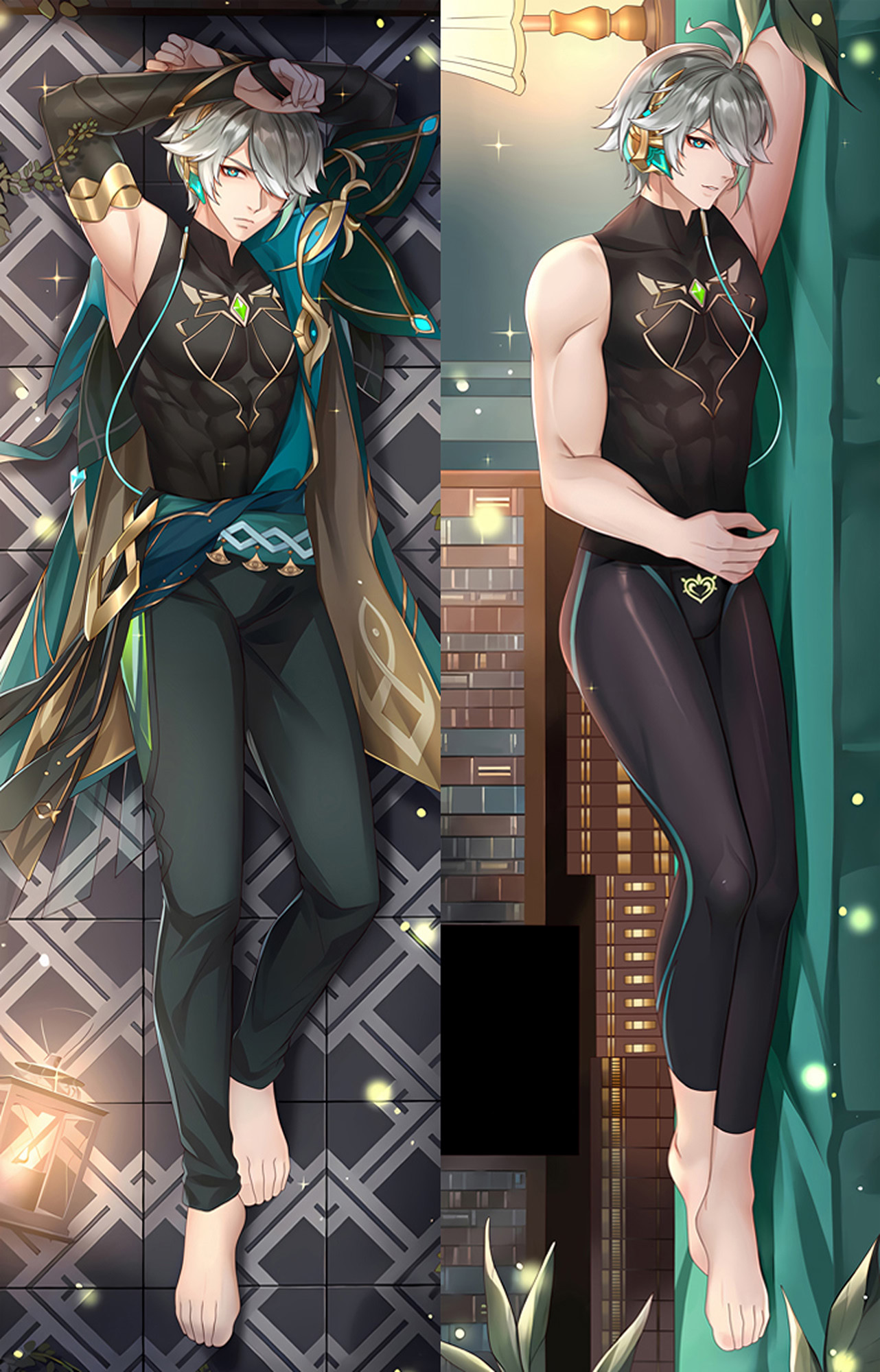 Alhaitham from Genshin Impact dakimakura cover