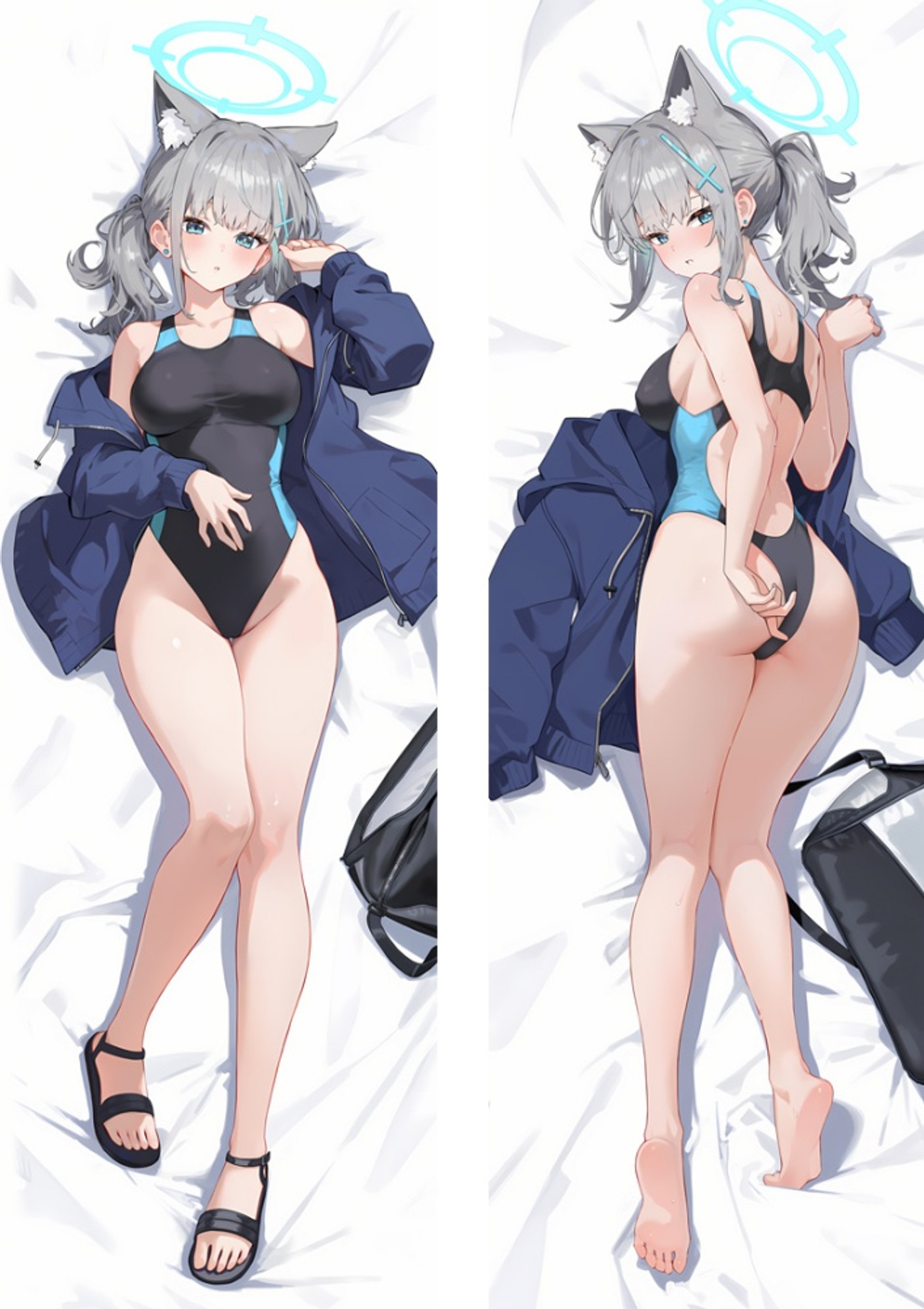 Sunaookami from Blue Archive dakimakura cover