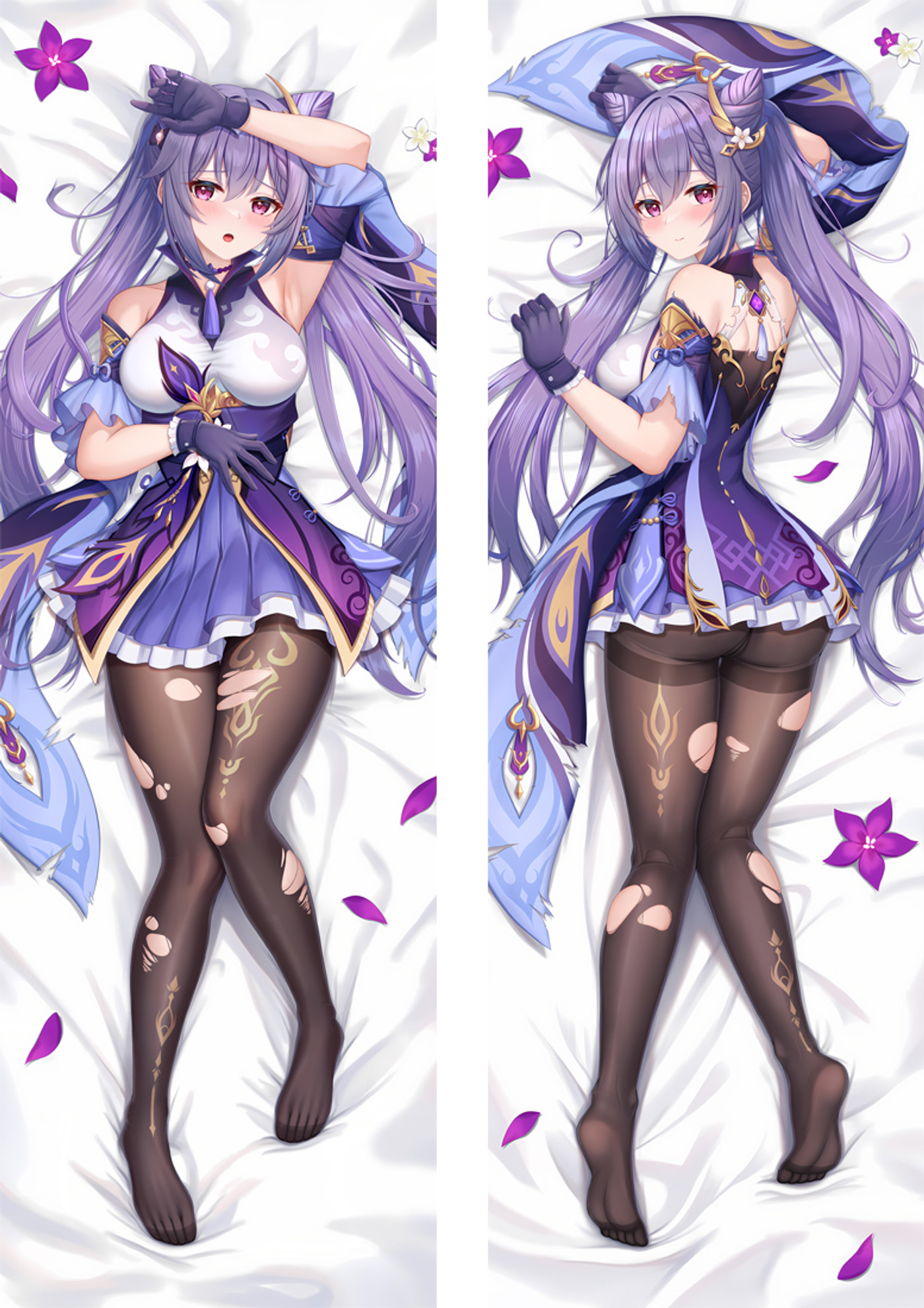 Keqing from Genshin Impact dakimakura cover