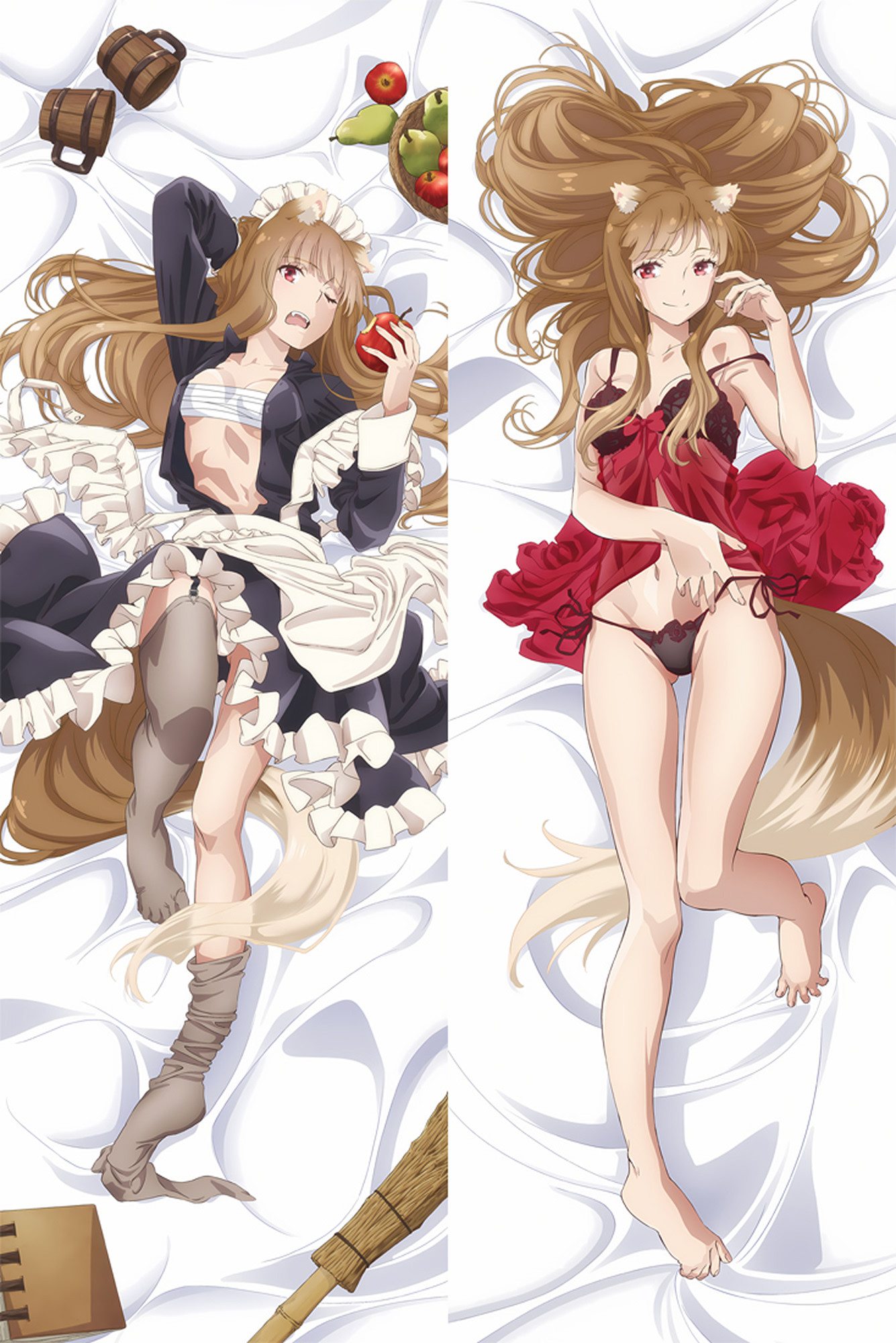 Holo from Spice And Wolf dakimakura cover