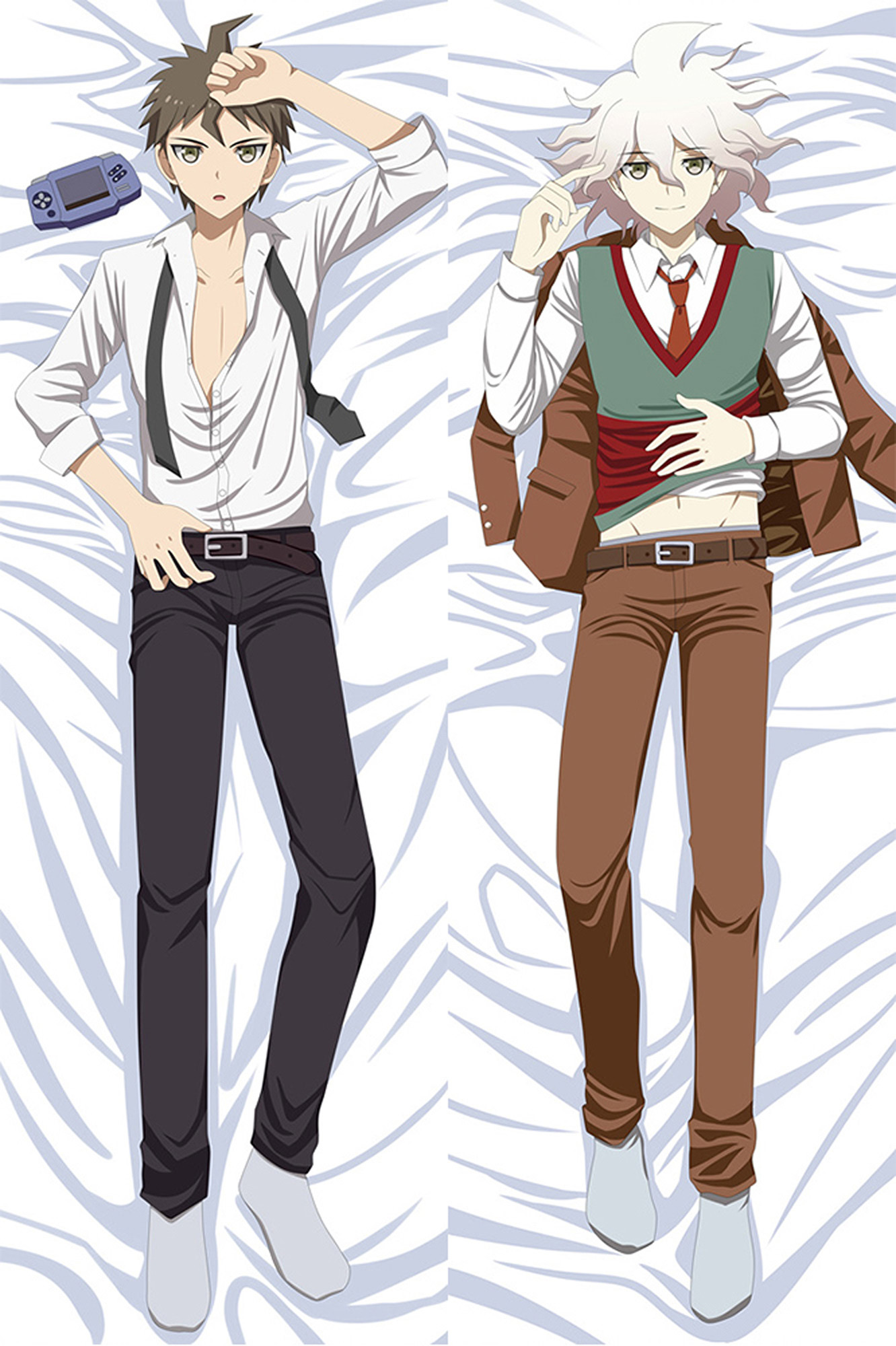 Hajime and Nagito from Danganronpa dakimakura cover