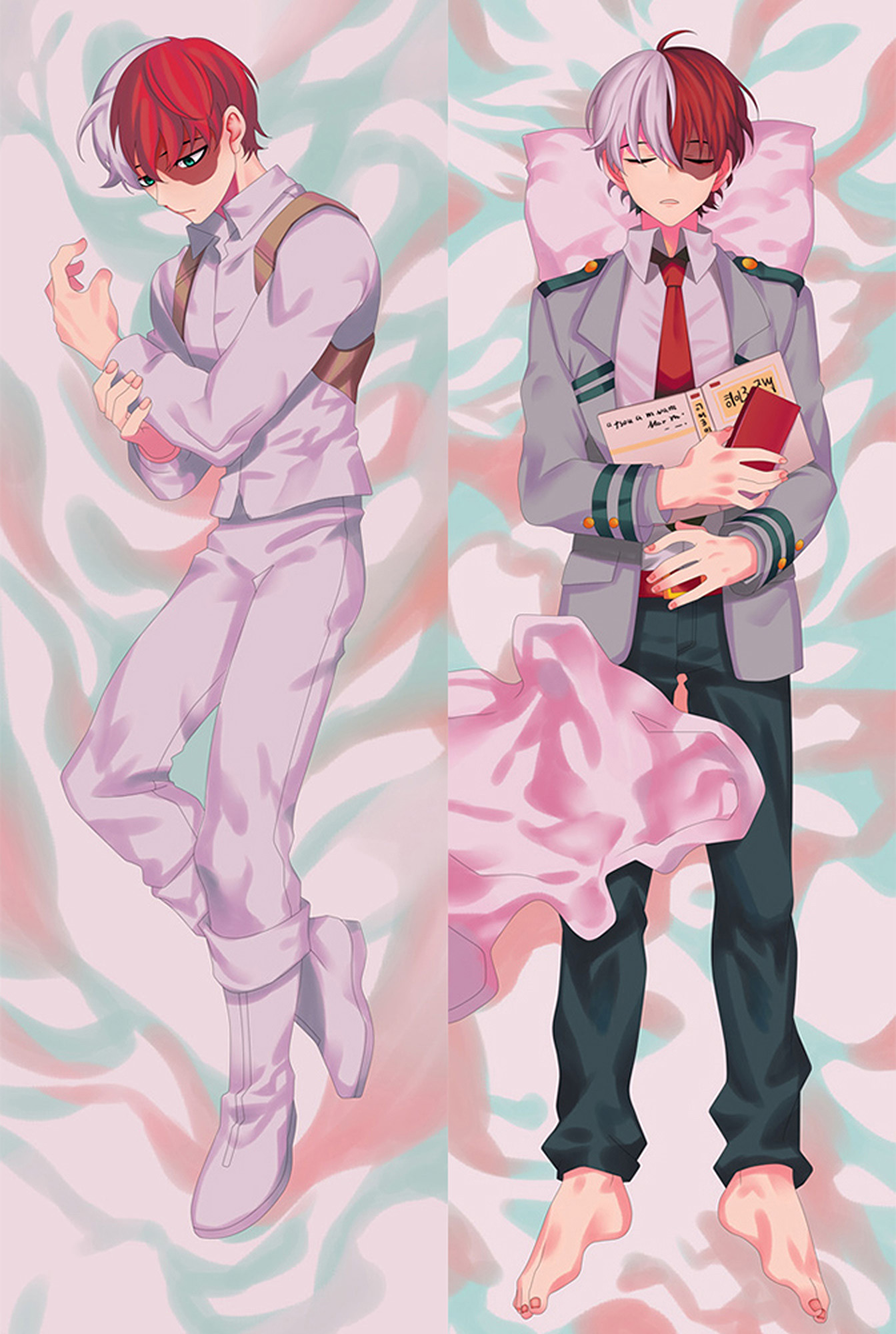 Shoto Todoroki from My Hero Academia dakimakura cover