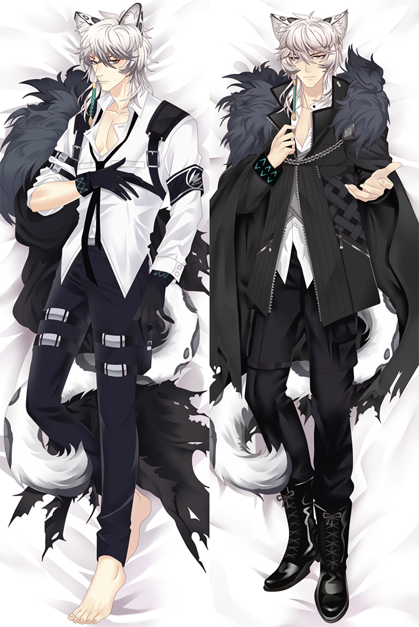 SilverAsh from Arknights dakimakura cover