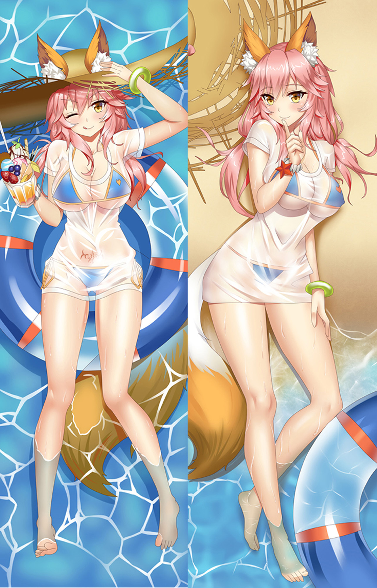 Tamamo no Mae from Fate Grand Order dakimakura cover