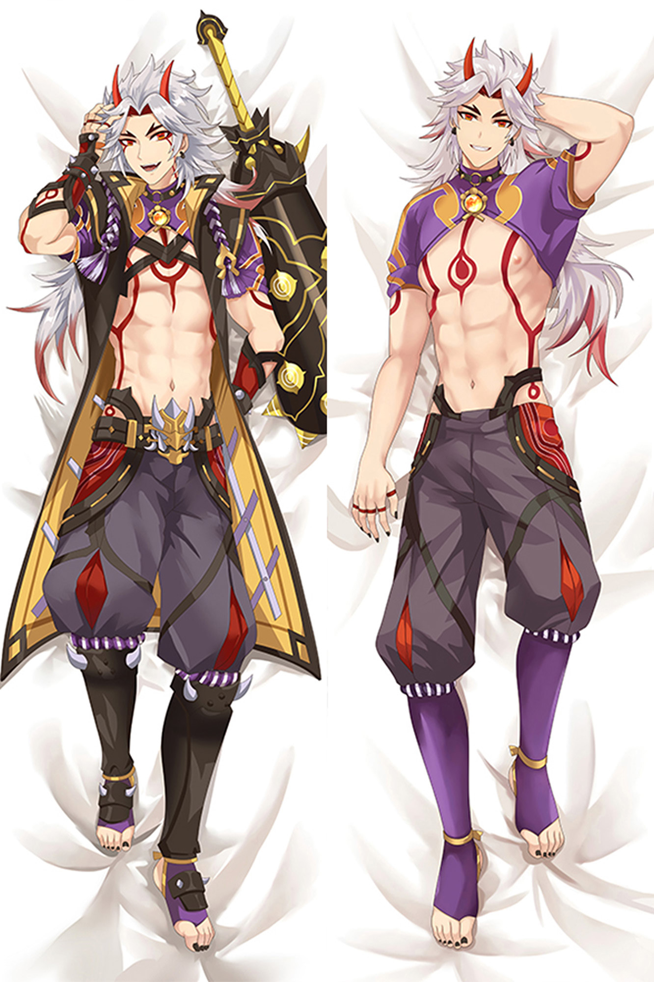 Arataki Itto from Genshin Impact dakimakura cover