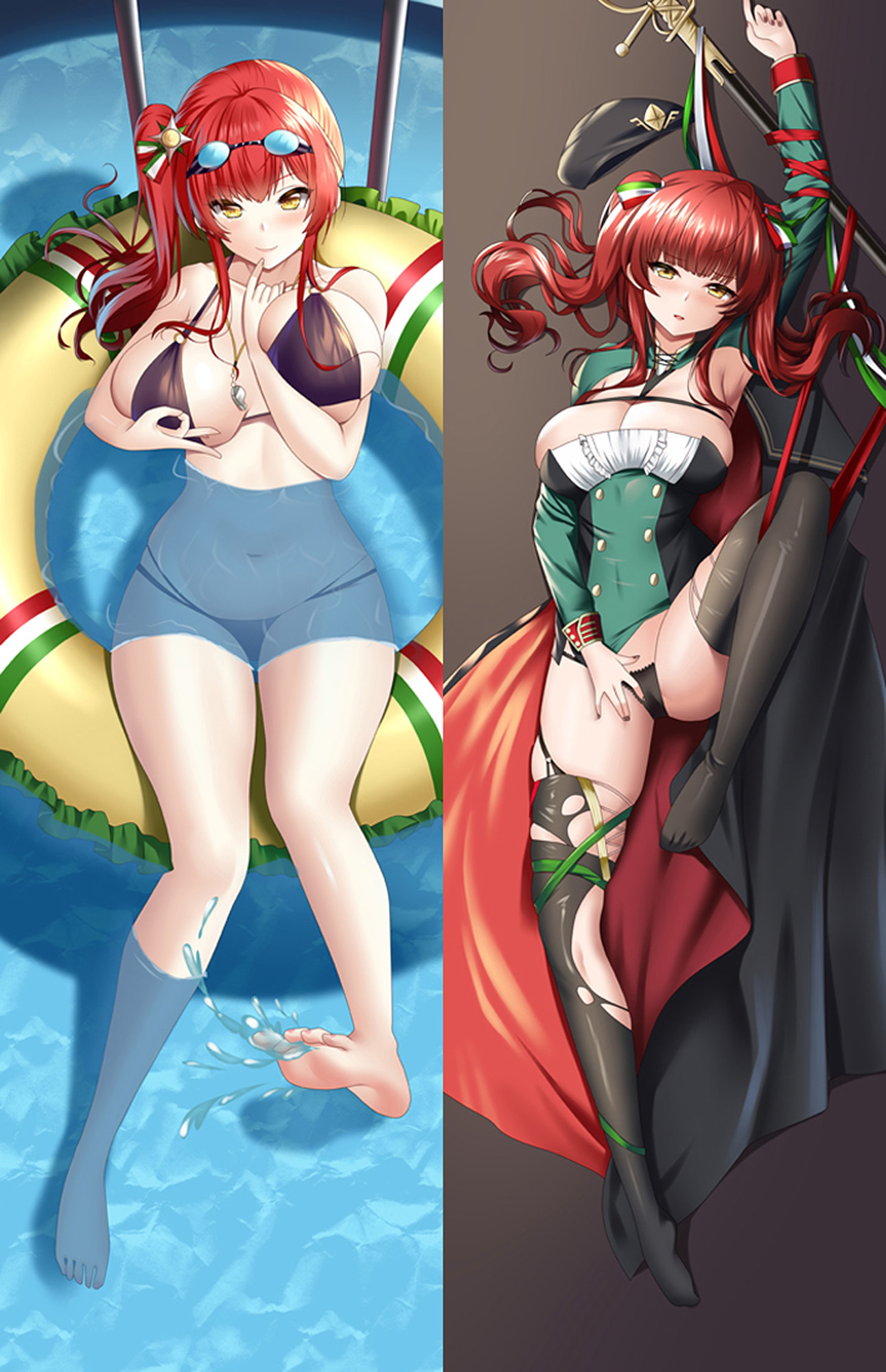 Zara from Azur Lane dakimakura cover