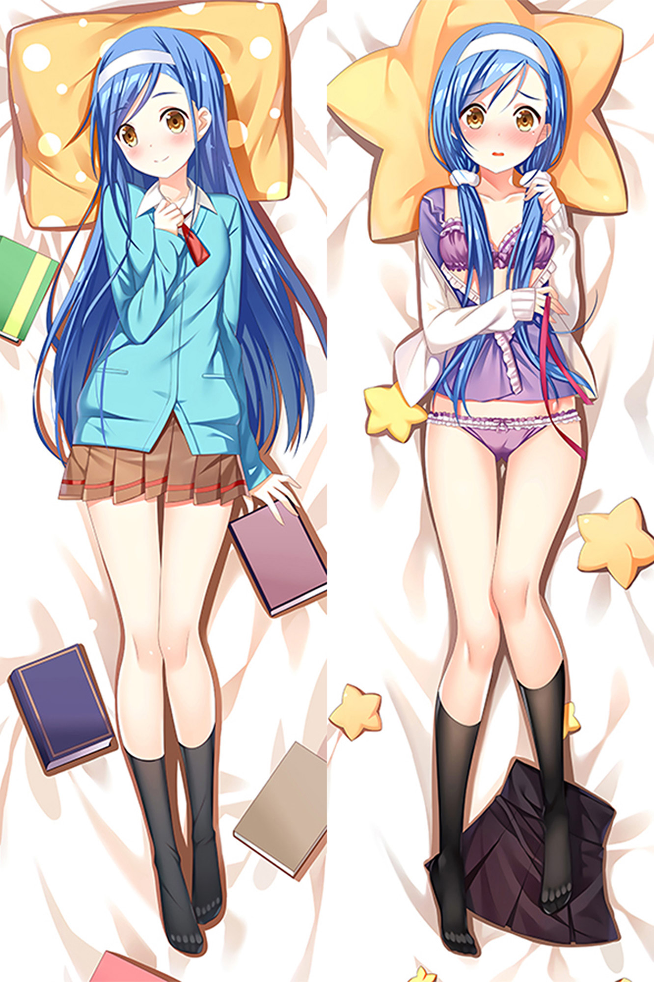 Fumino Furuhashi from We Never Learn Bokuben dakimakura cover