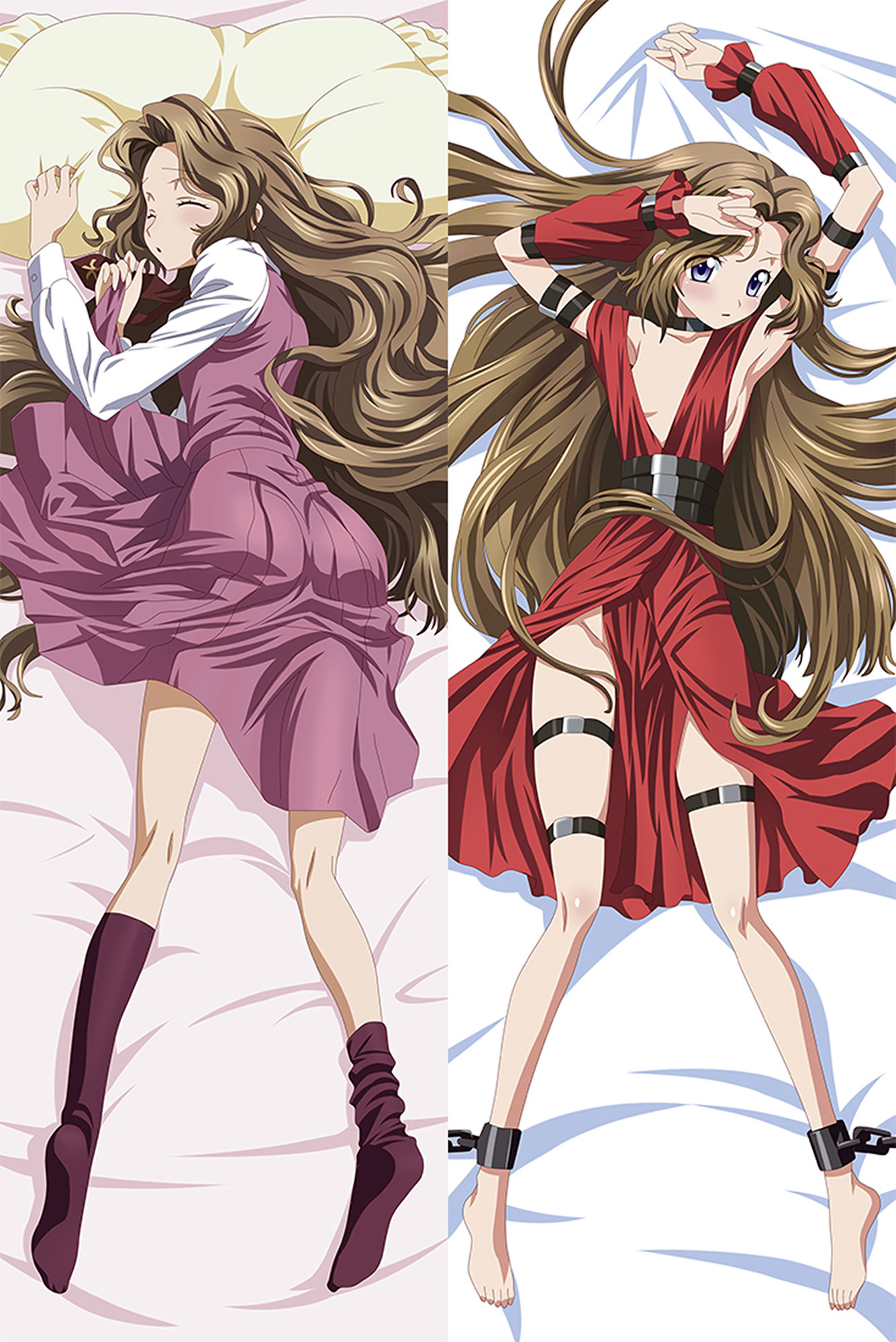 Nunnally from Code Geass dakimakura cover