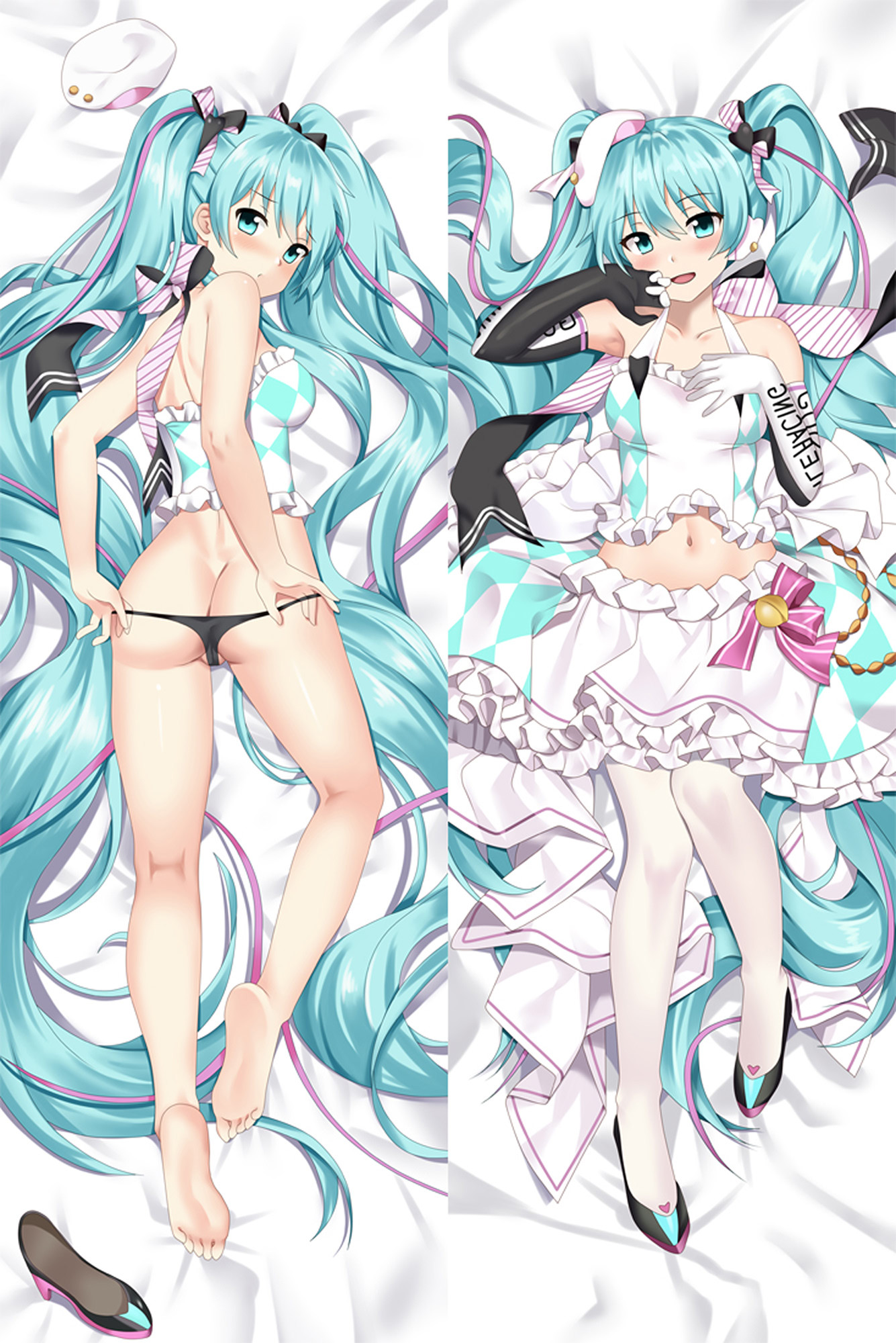 Hatsune Miku from Vocaloid dakimakura cover