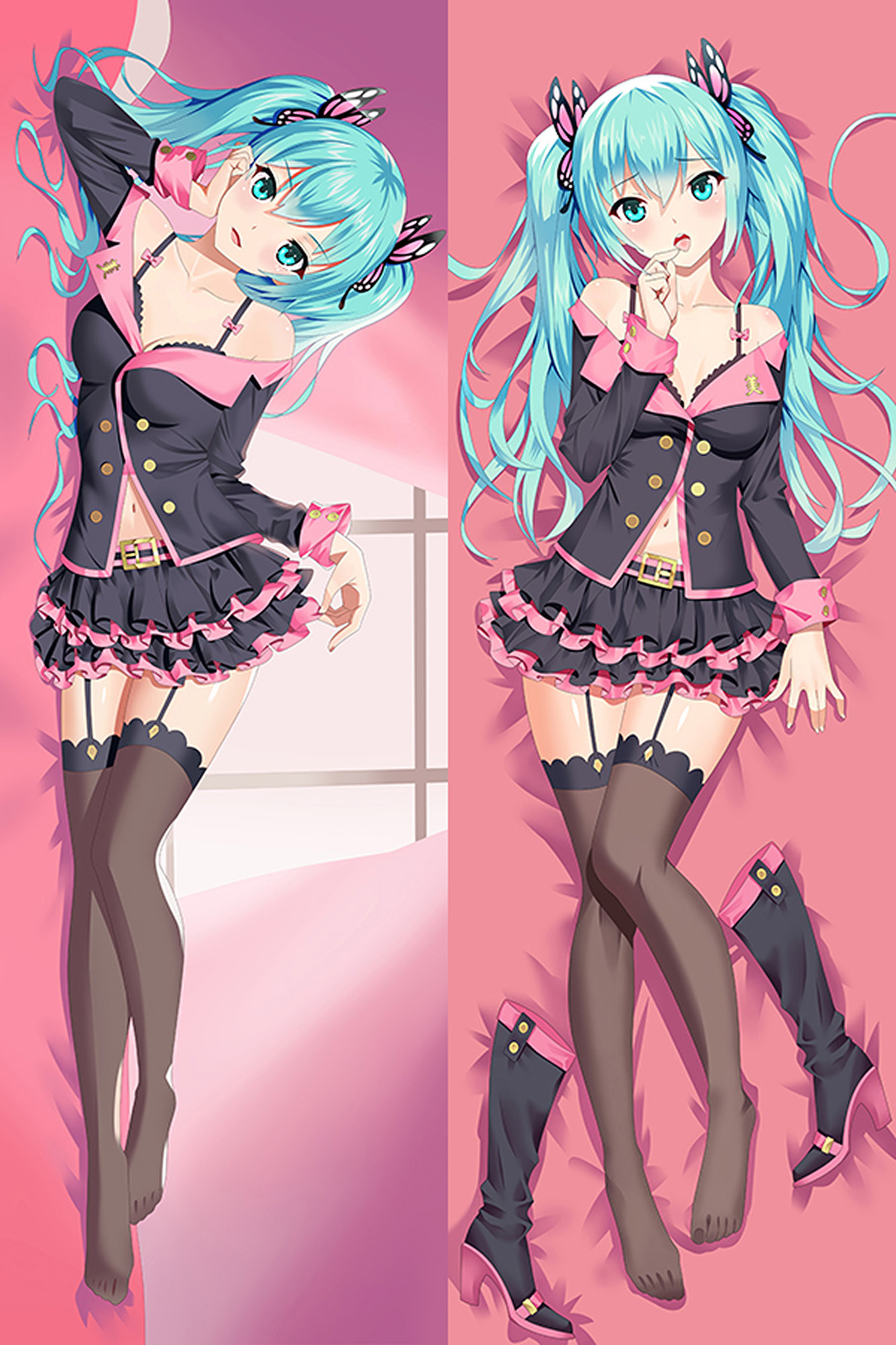 Hatsune Miku from Vocaloid dakimakura cover