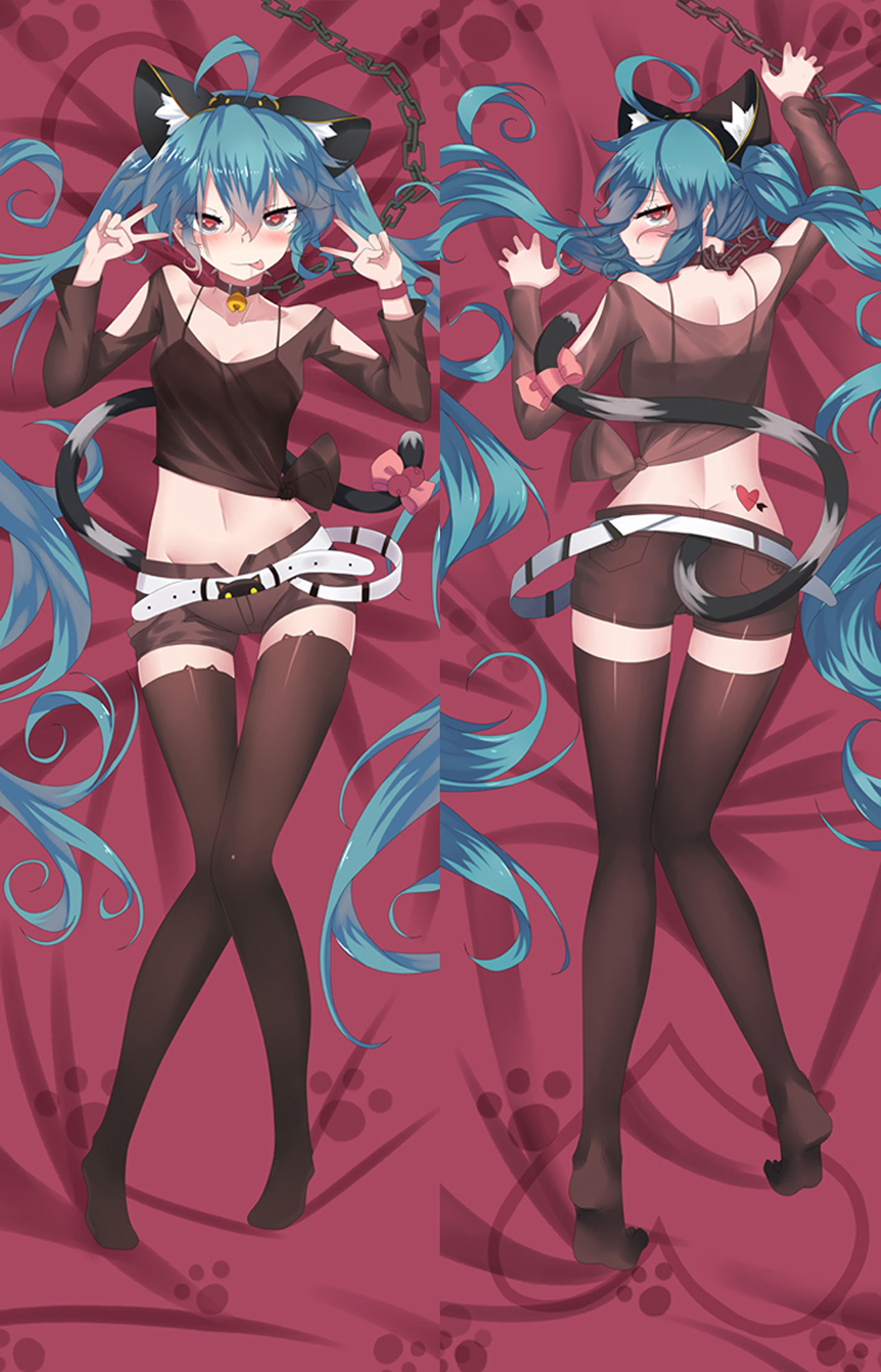 Hatsune Miku from Vocaloid dakimakura cover