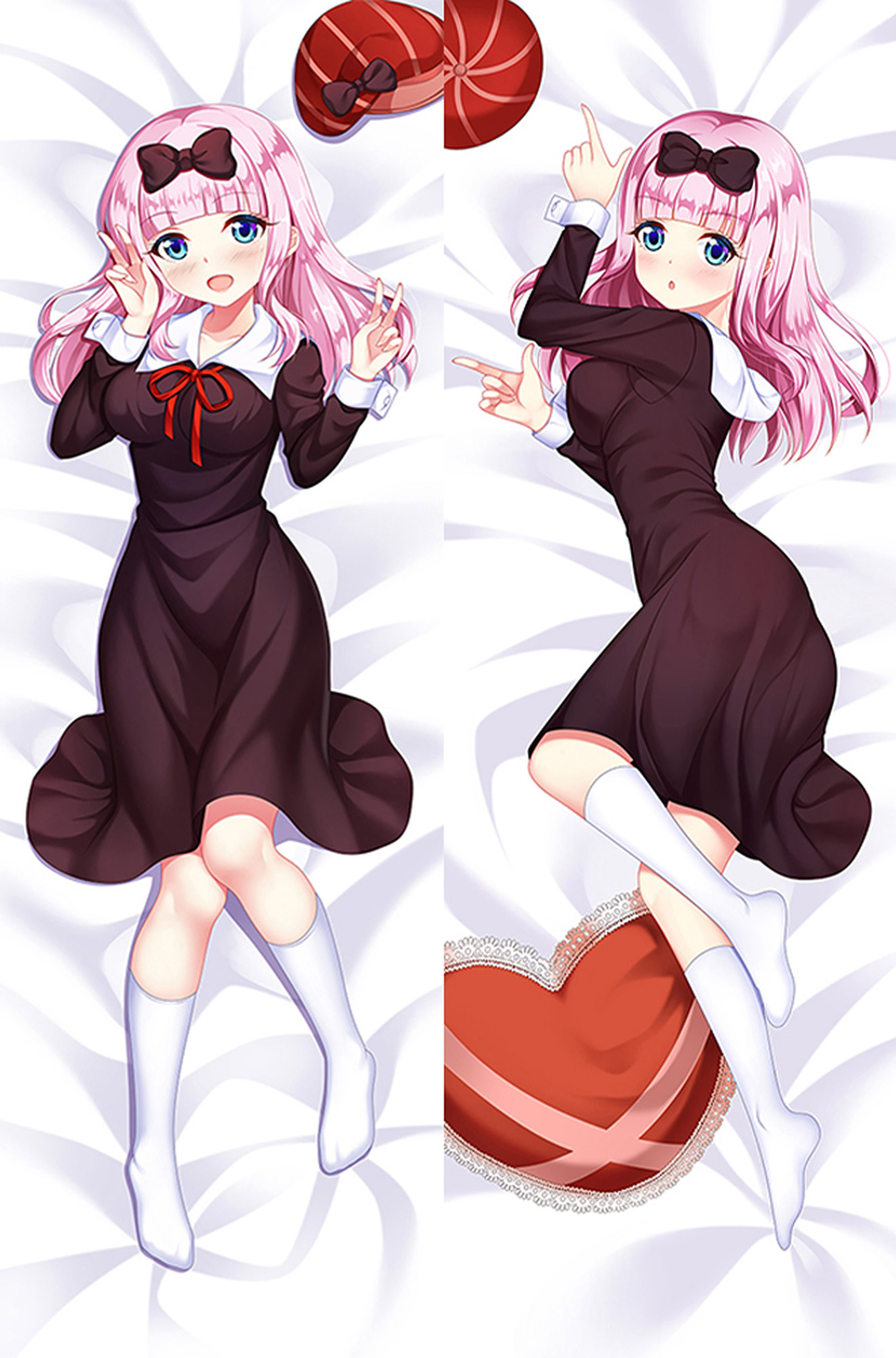 Chika Fujiwara from Kaguya-sama Love Is War dakimakura cover