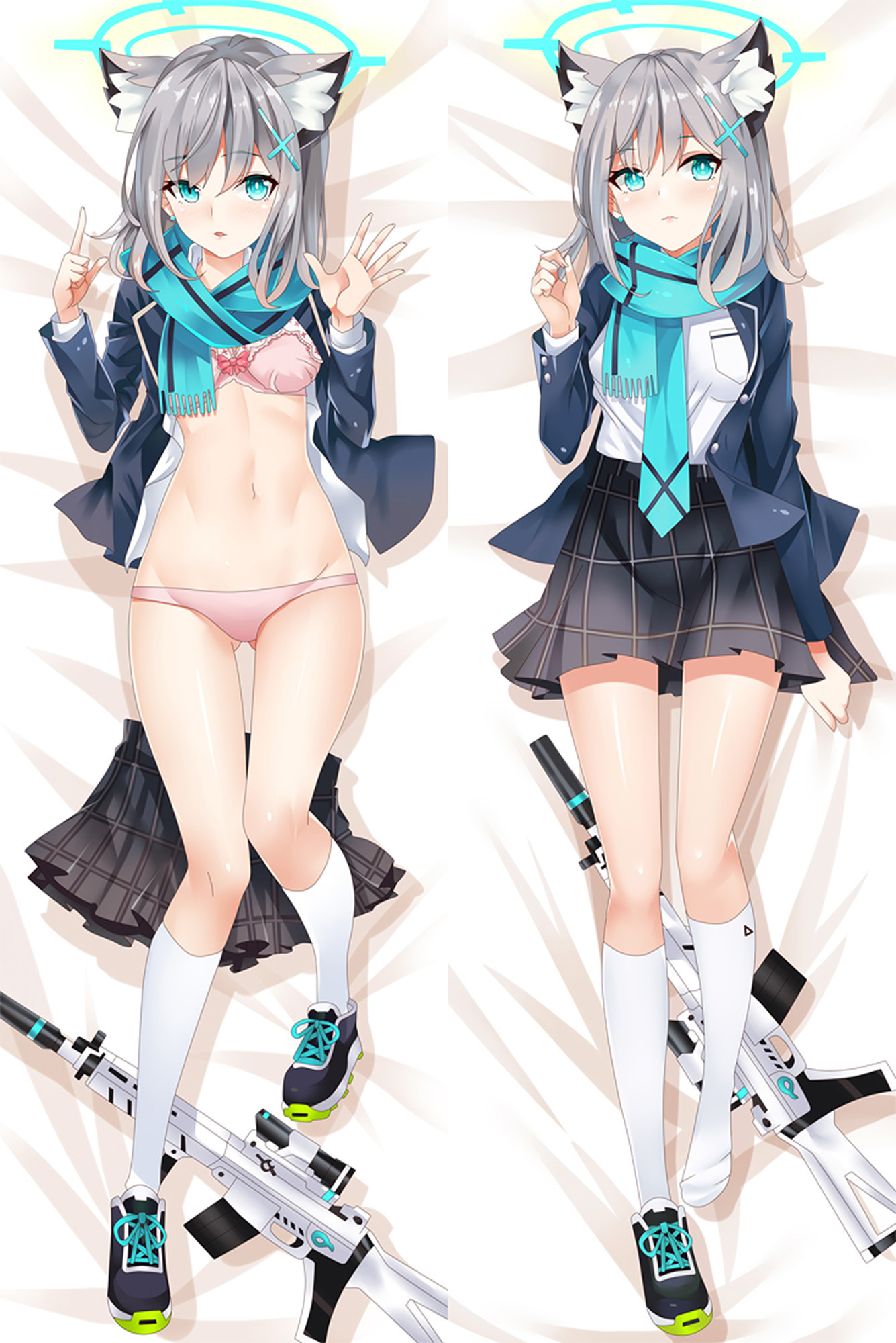 Sunaookami from Blue Archive dakimakura cover