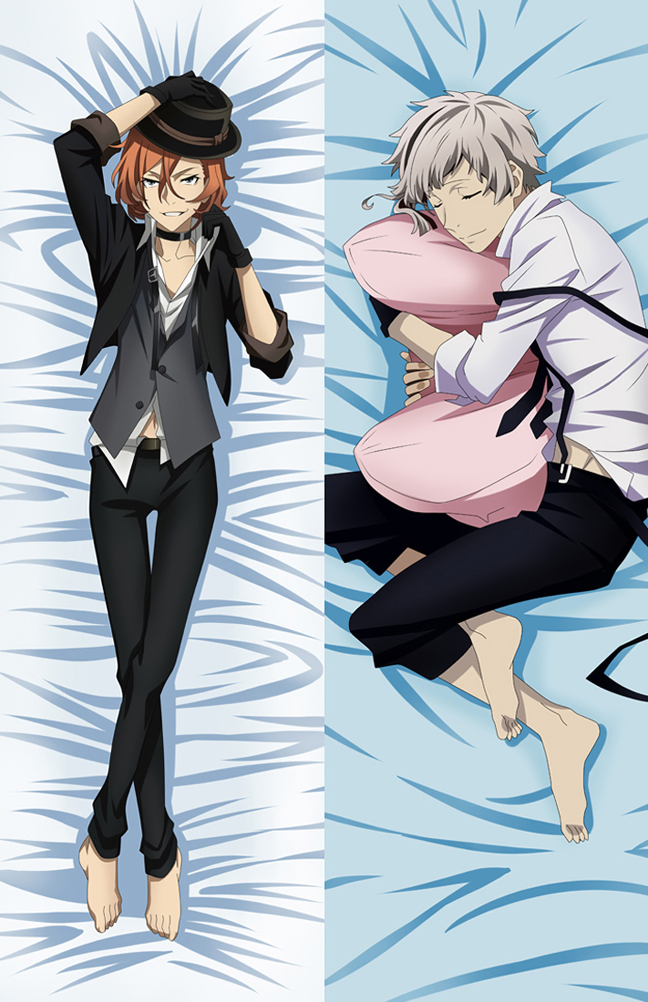 Chuuya and Atsushi from Bungo Stray Dogs dakimakura cover