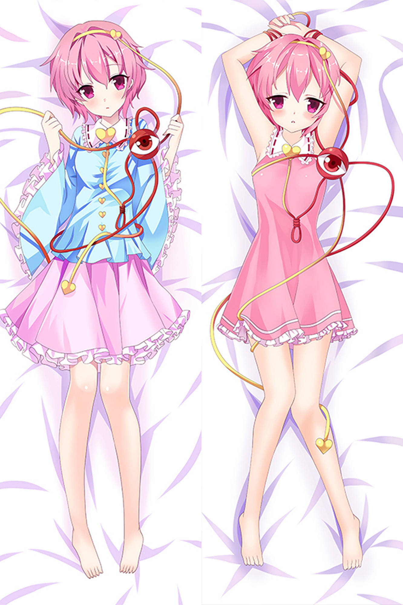 Satori Komeiji from Touhou Project dakimakura cover