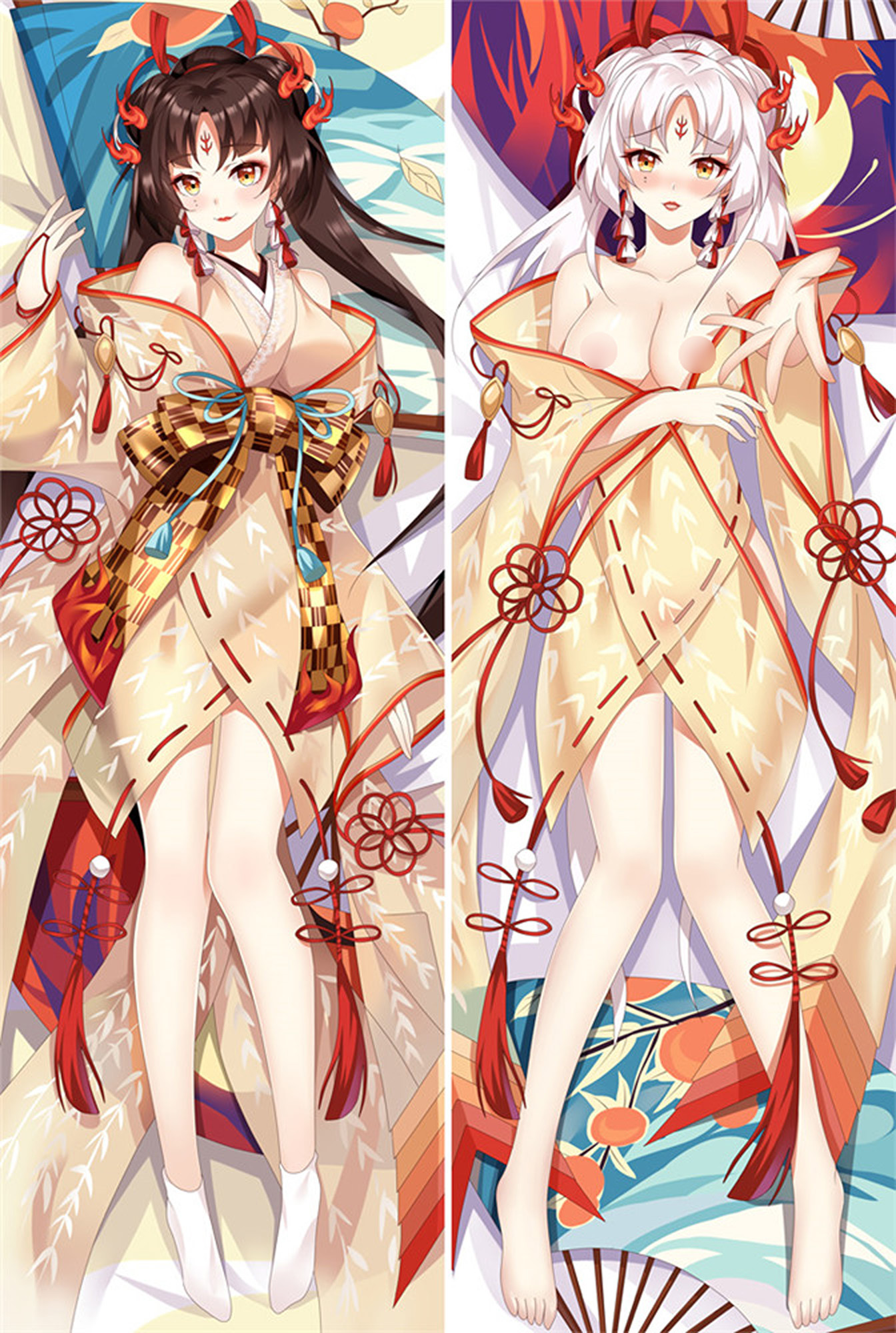Shiranui from Onmyoji 18+ dakimakura cover