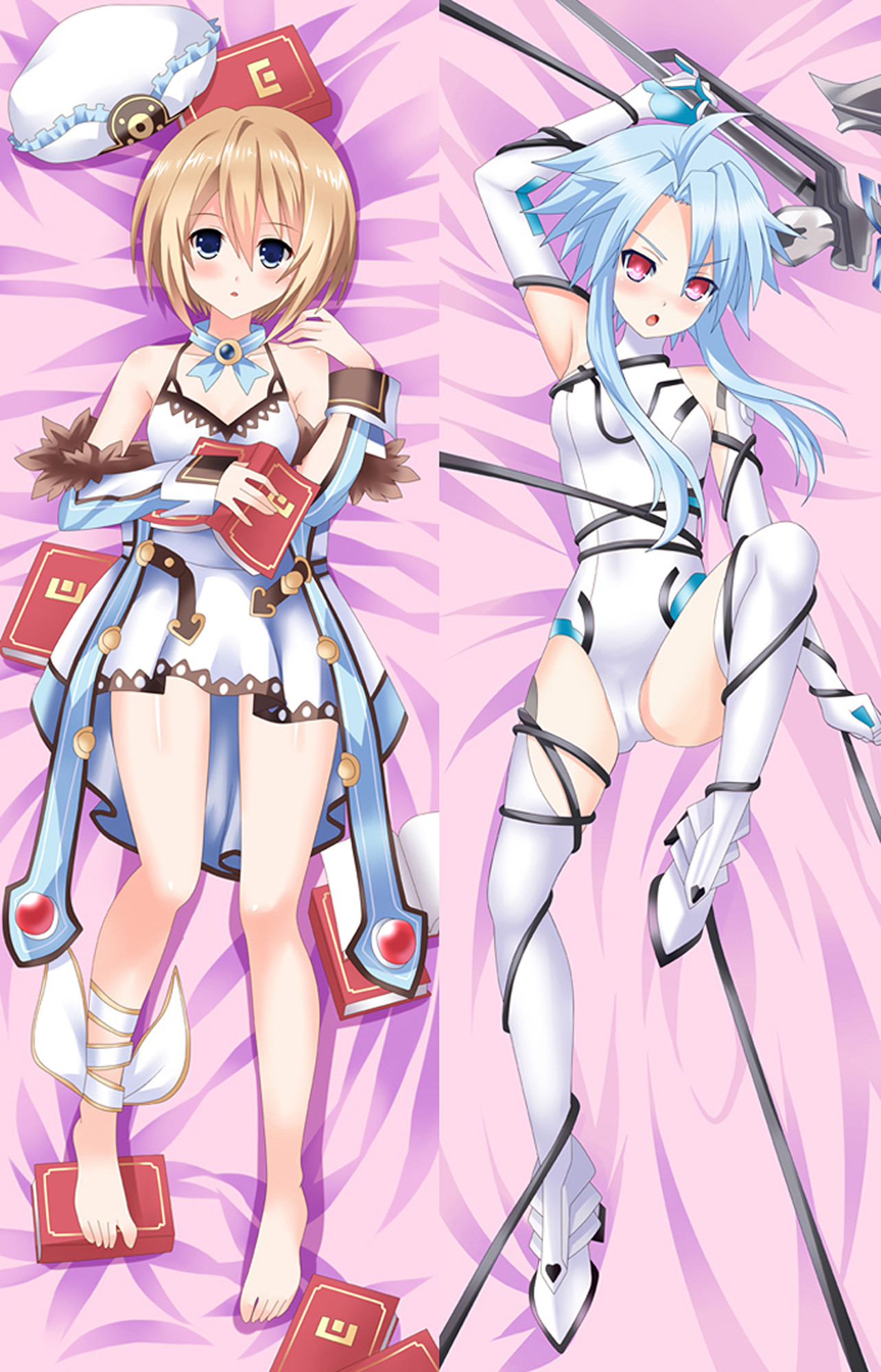 Blanc from Hyperdimension Neptunia dakimakura cover