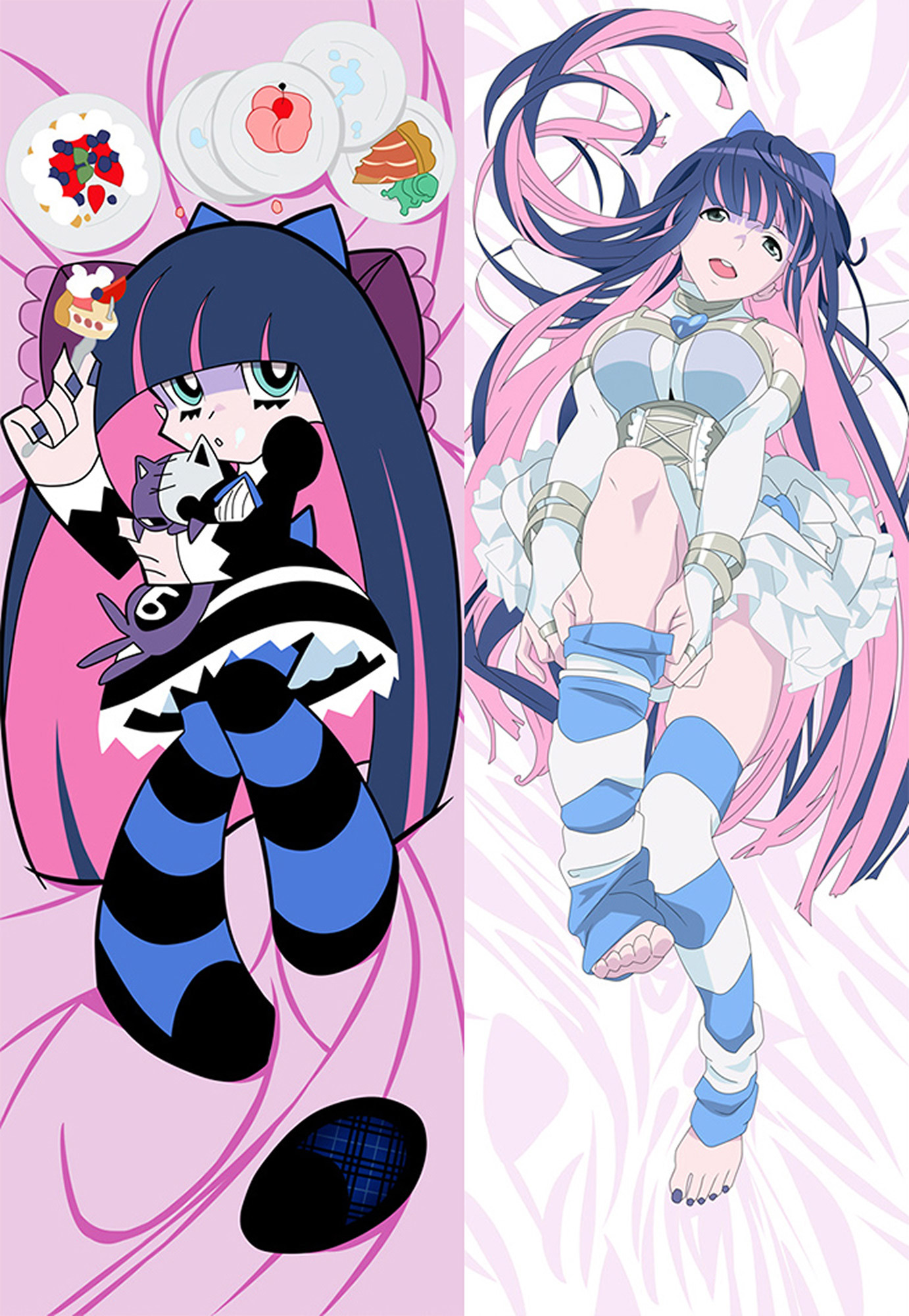 Panty and Stocking from with Garterbelt dakimakura cover