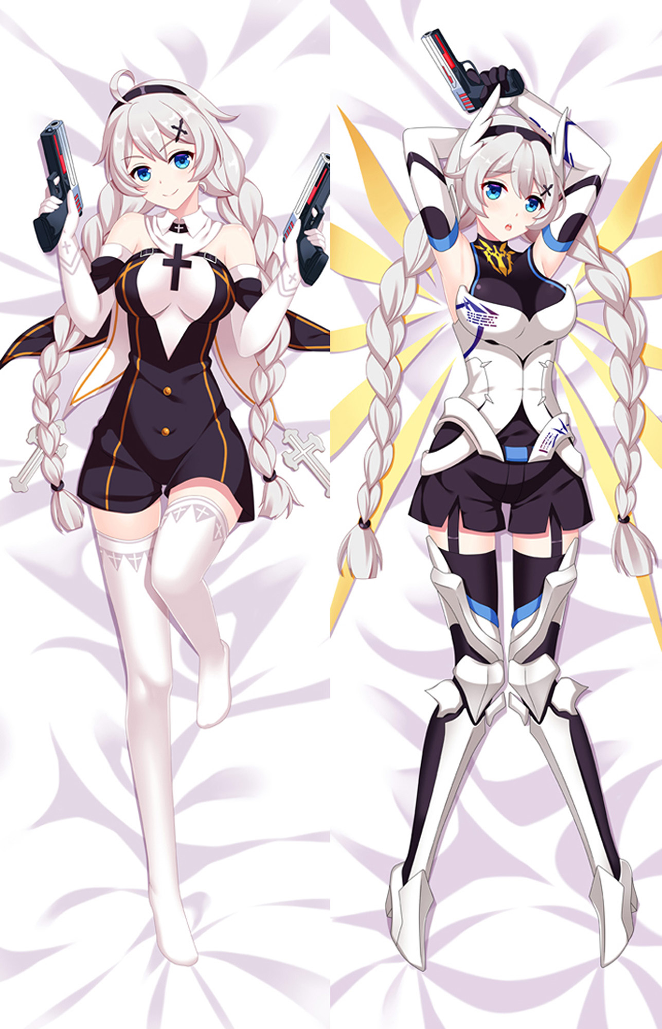Kiana Kaslana from Honkai Impact dakimakura cover
