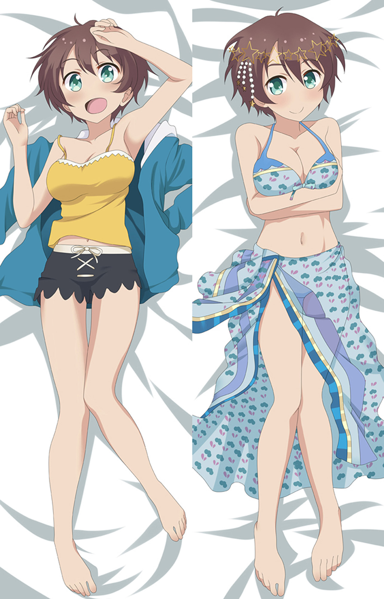 Hajime Shinoda from New Game dakimakura cover